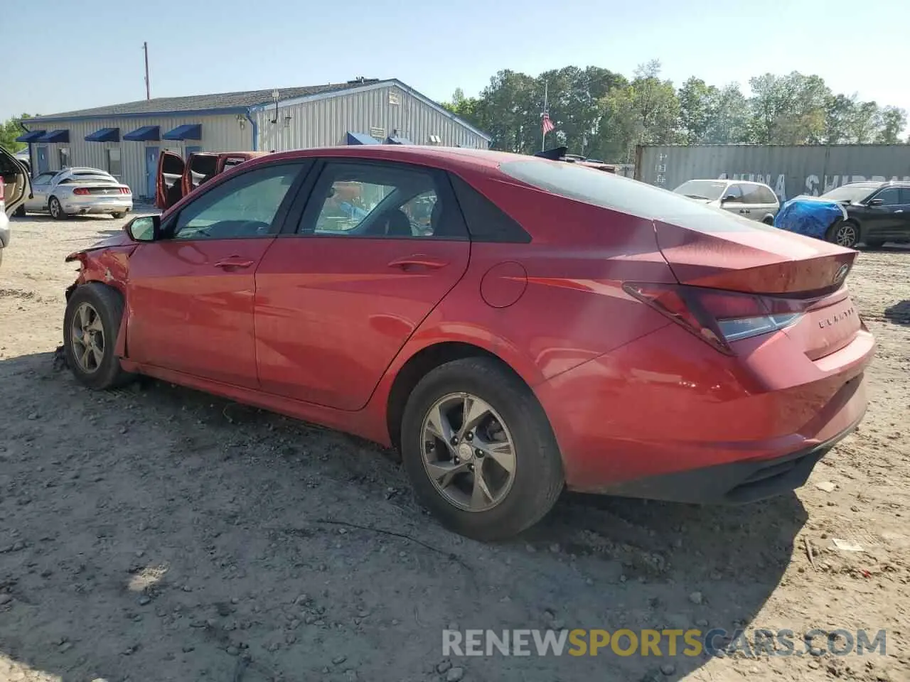 2 Photograph of a damaged car 5NPLL4AG0MH047514 HYUNDAI ELANTRA 2021