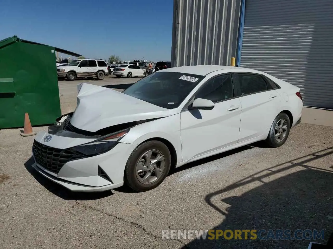 1 Photograph of a damaged car 5NPLL4AG1MH031998 HYUNDAI ELANTRA 2021