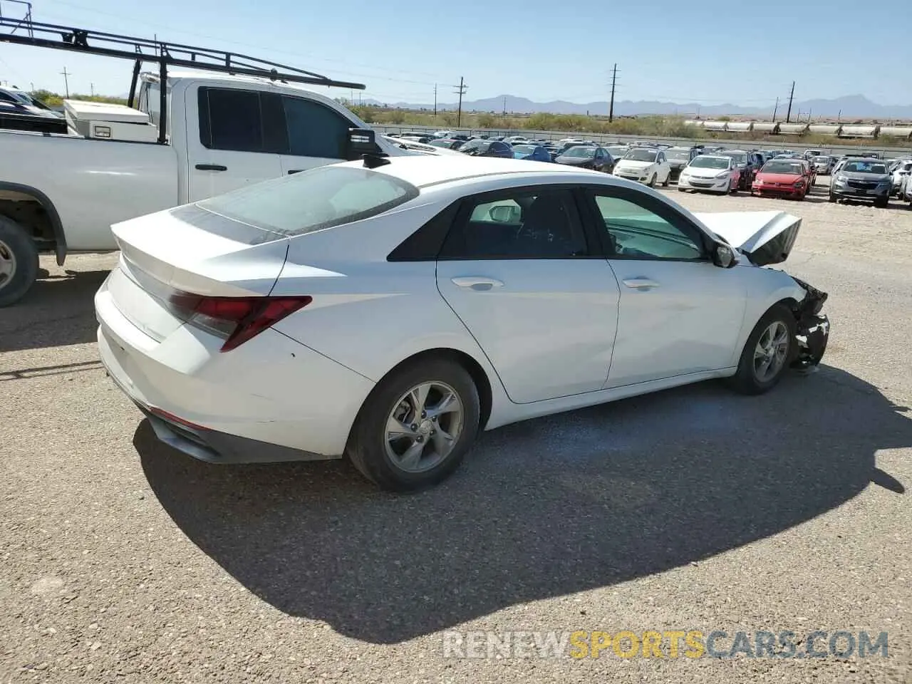 3 Photograph of a damaged car 5NPLL4AG1MH031998 HYUNDAI ELANTRA 2021