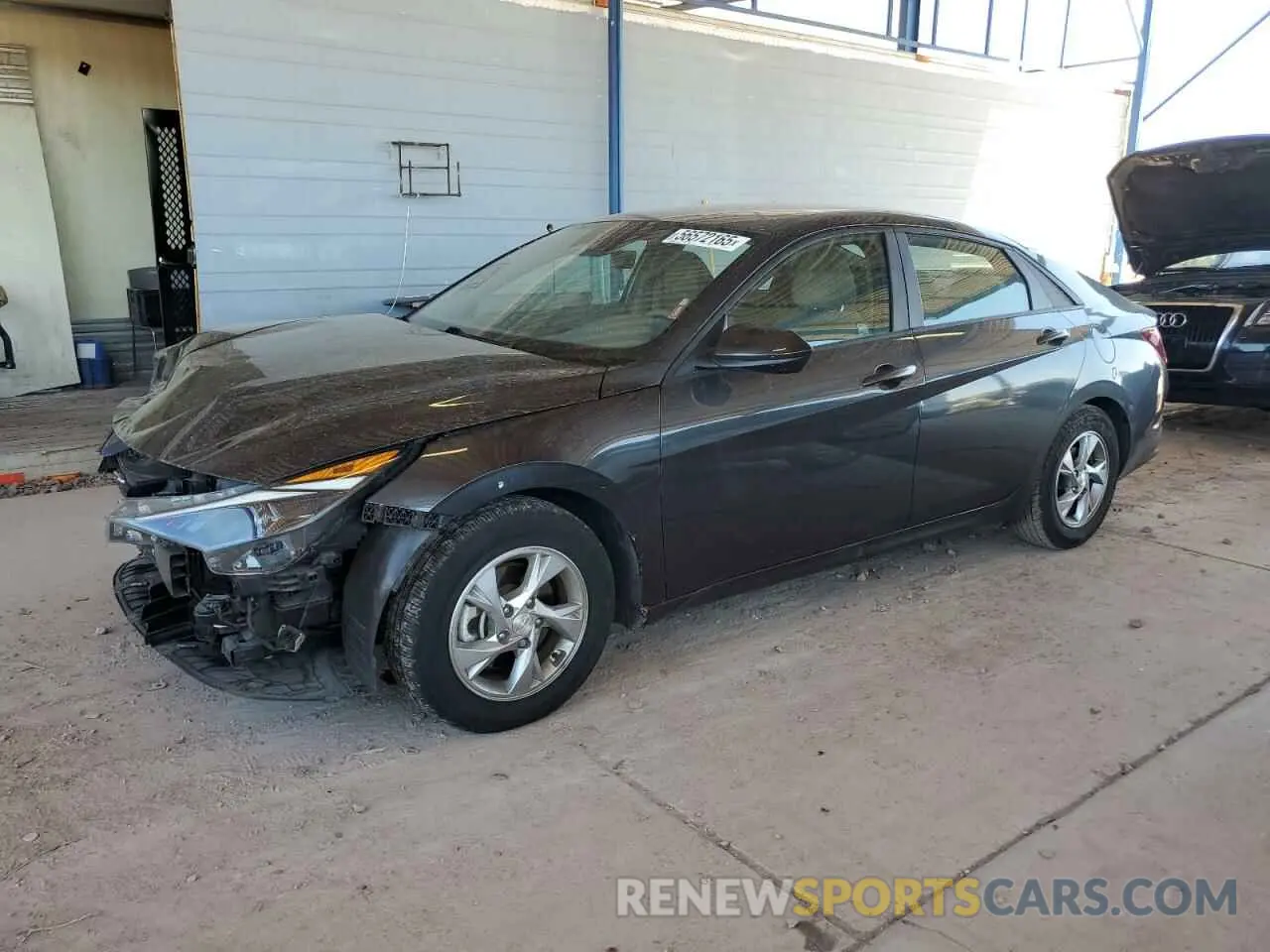 1 Photograph of a damaged car 5NPLL4AG2MH014448 HYUNDAI ELANTRA 2021