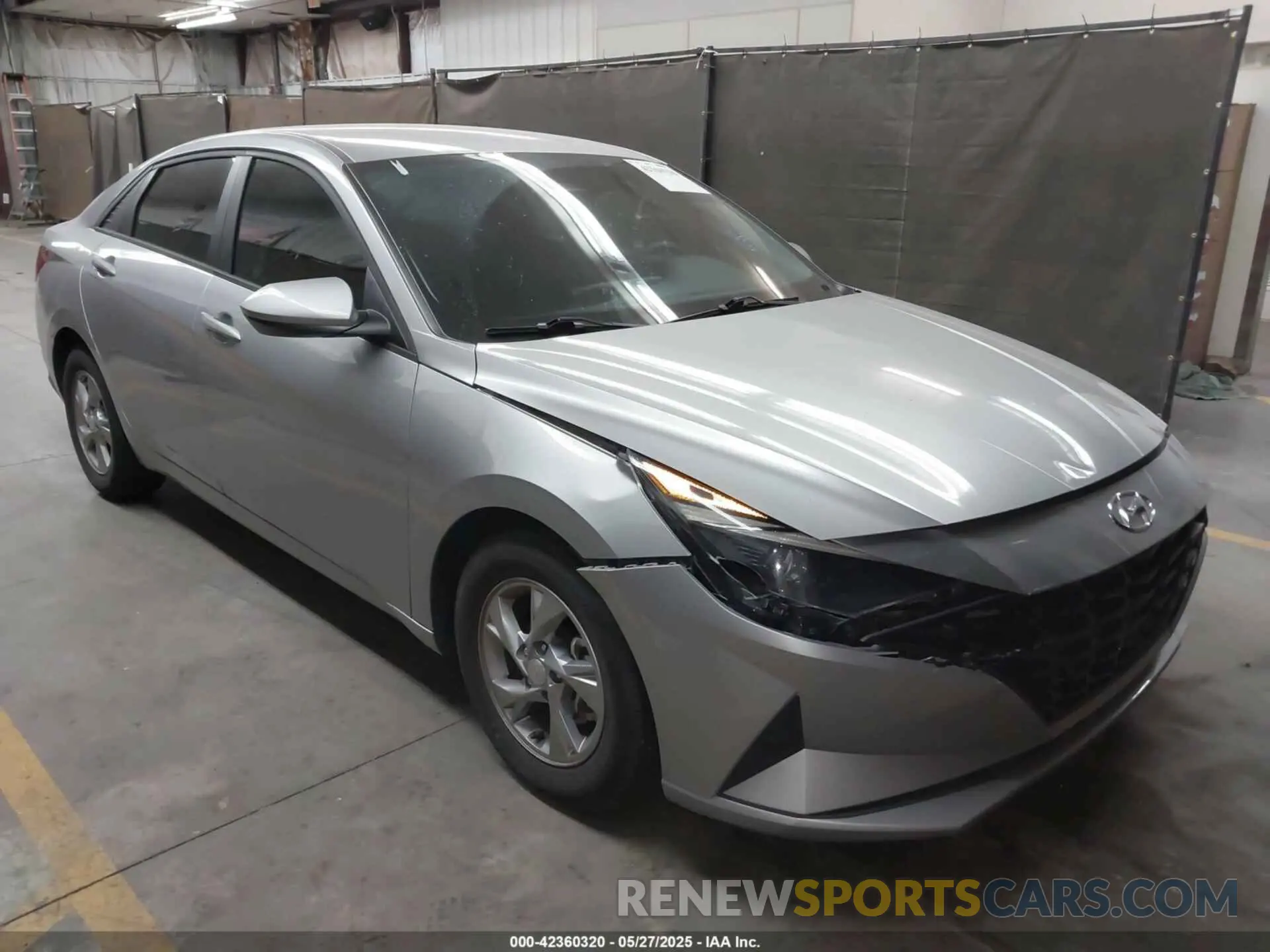 1 Photograph of a damaged car 5NPLL4AG2MH024123 HYUNDAI ELANTRA 2021