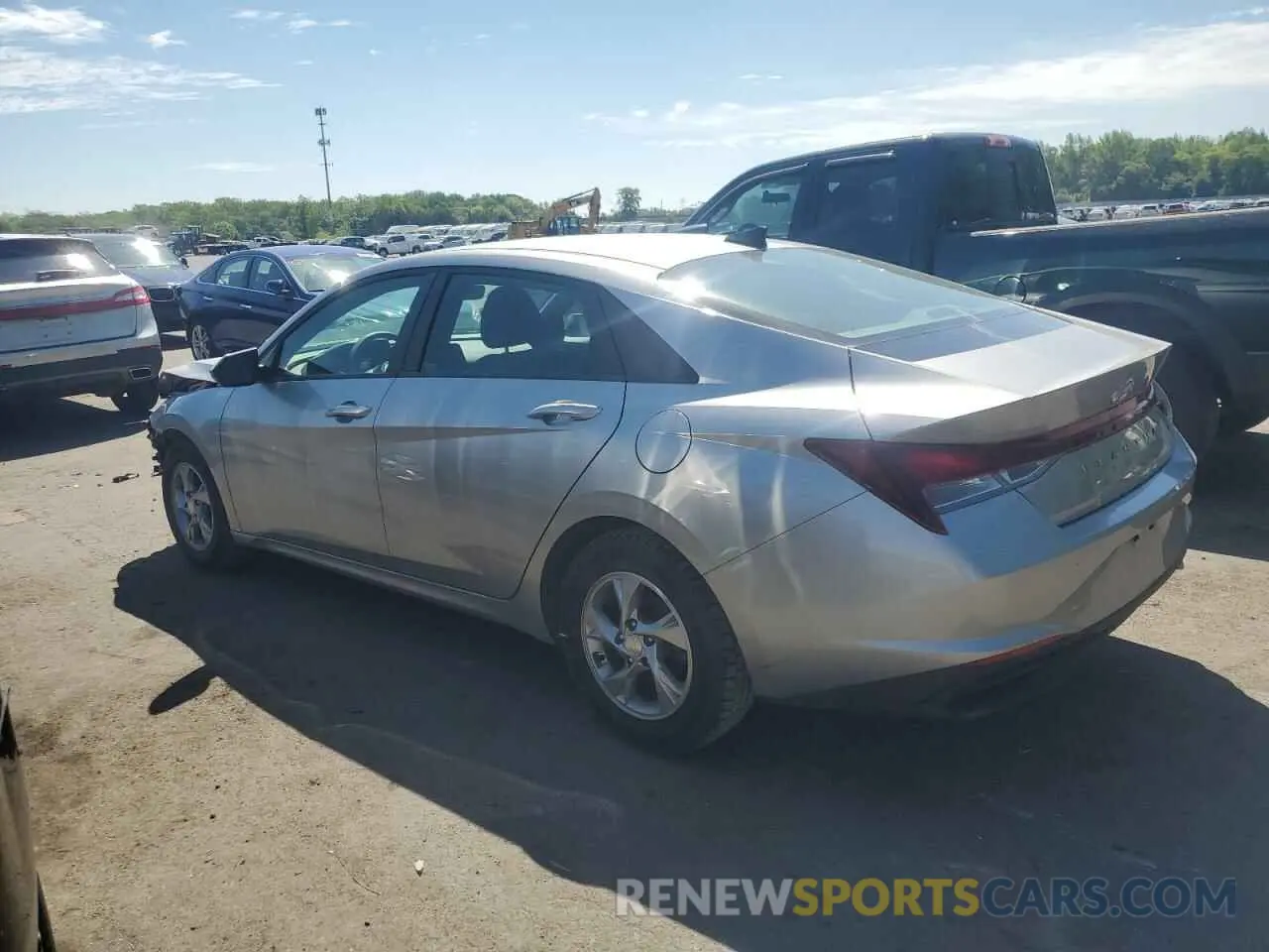 2 Photograph of a damaged car 5NPLL4AG2MH042086 HYUNDAI ELANTRA 2021