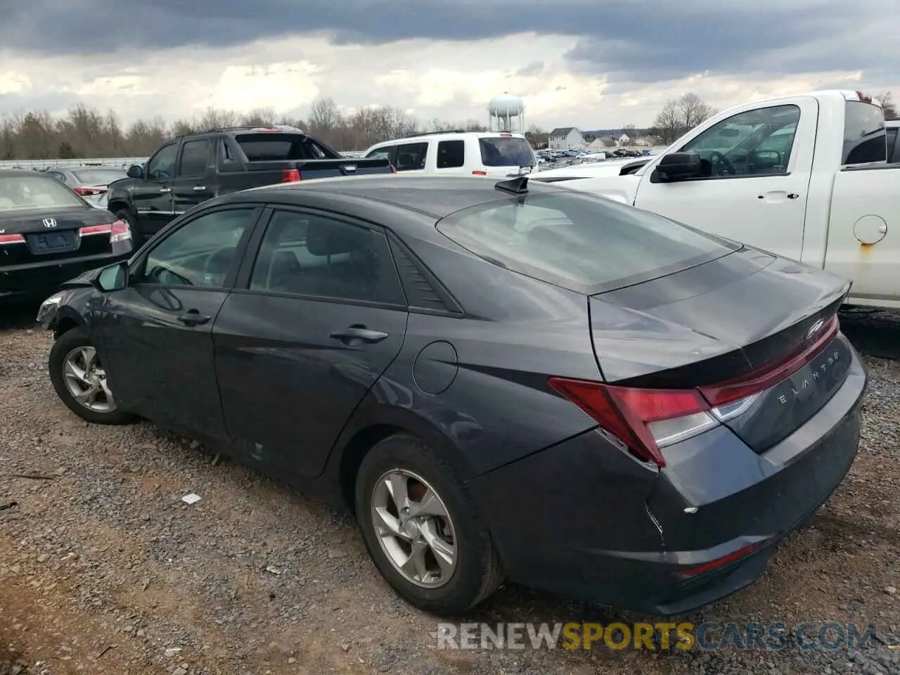 2 Photograph of a damaged car 5NPLL4AG3MH011039 HYUNDAI ELANTRA 2021
