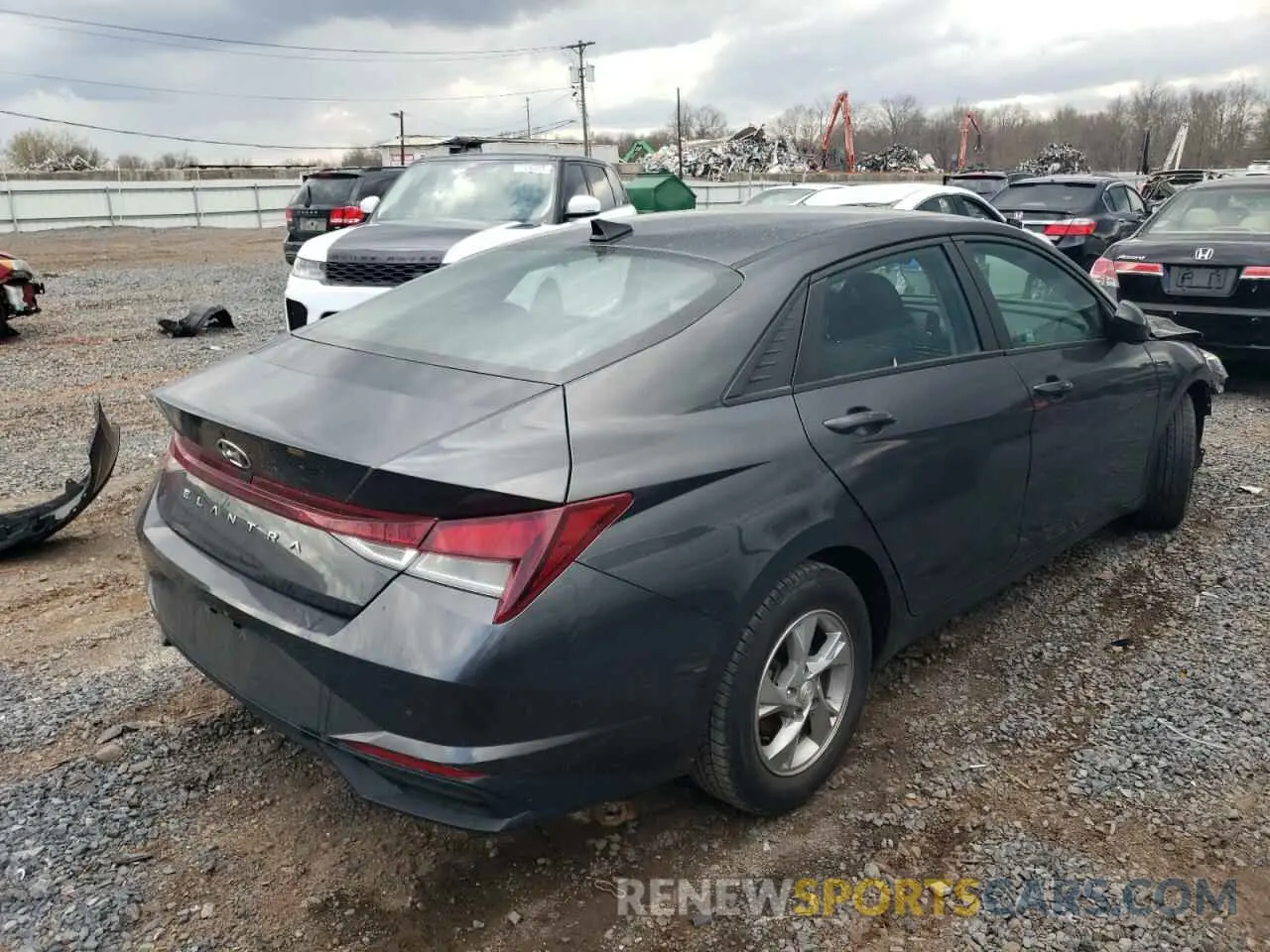 3 Photograph of a damaged car 5NPLL4AG3MH011039 HYUNDAI ELANTRA 2021