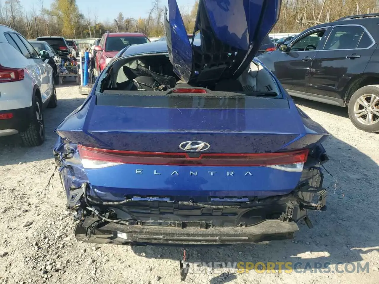 6 Фотография поврежденного автомобиля 5NPLL4AG3MH014894 HYUNDAI ELANTRA 2021