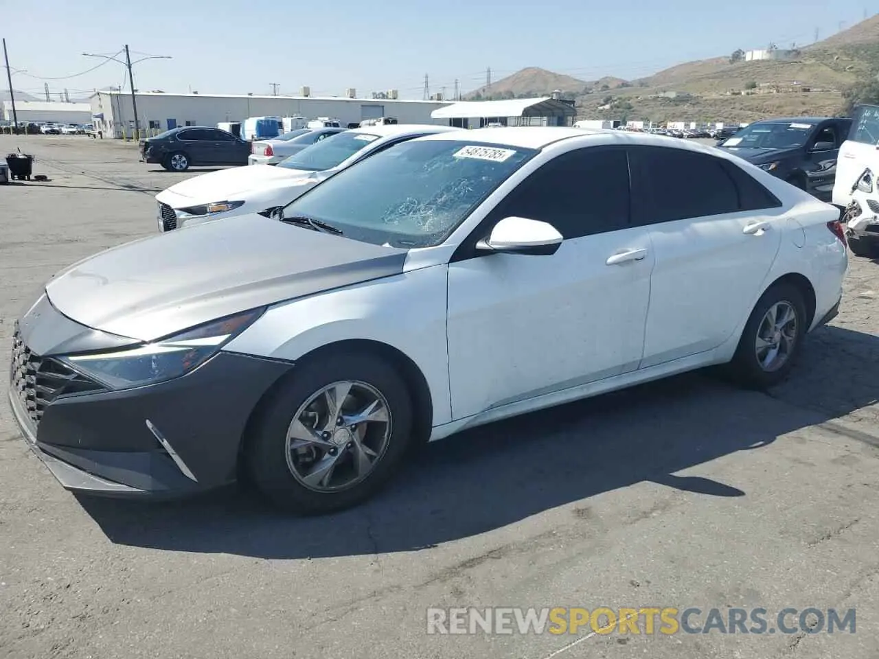 1 Photograph of a damaged car 5NPLL4AG4MH017304 HYUNDAI ELANTRA 2021