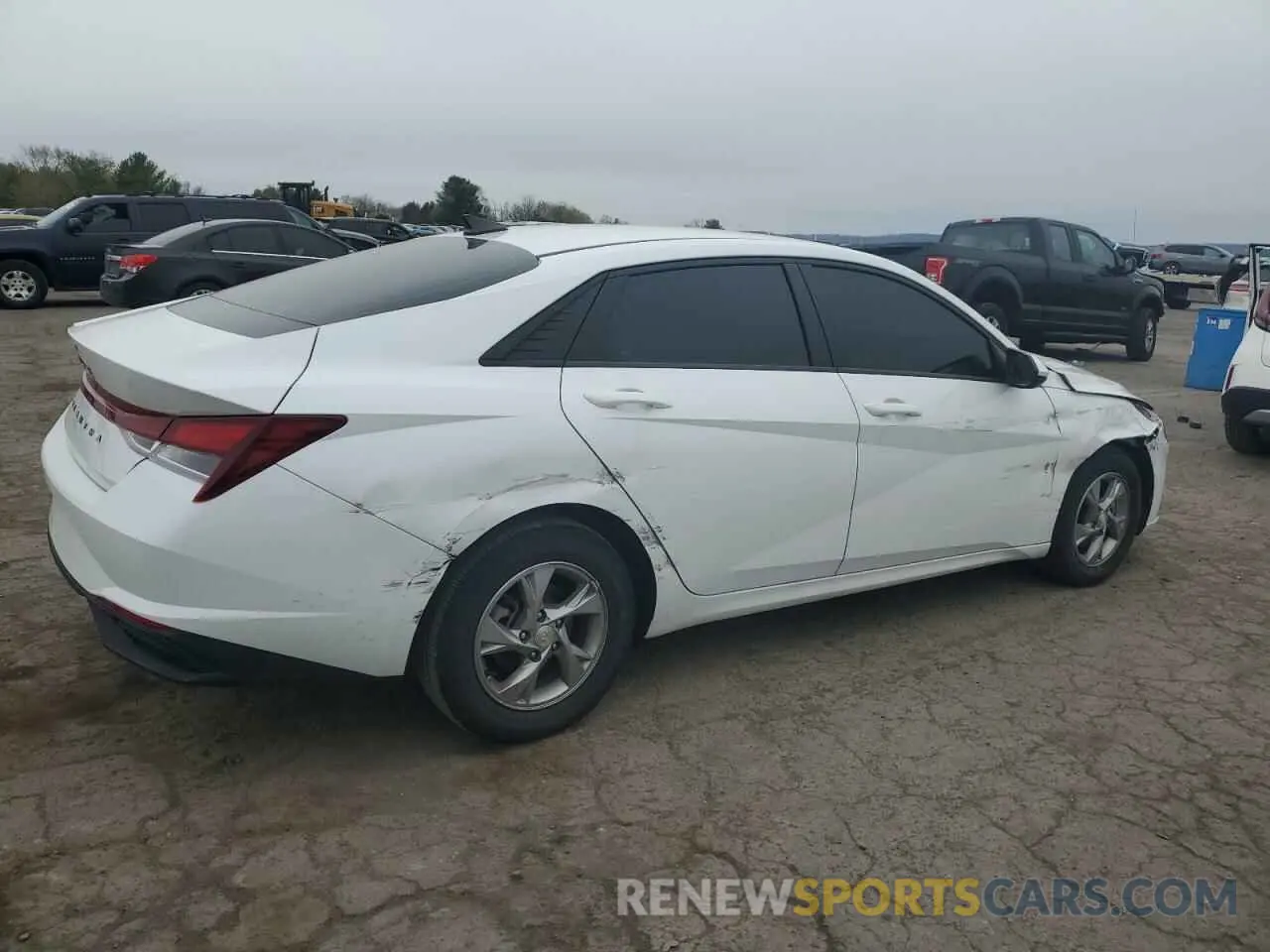3 Photograph of a damaged car 5NPLL4AG4MH041439 HYUNDAI ELANTRA 2021