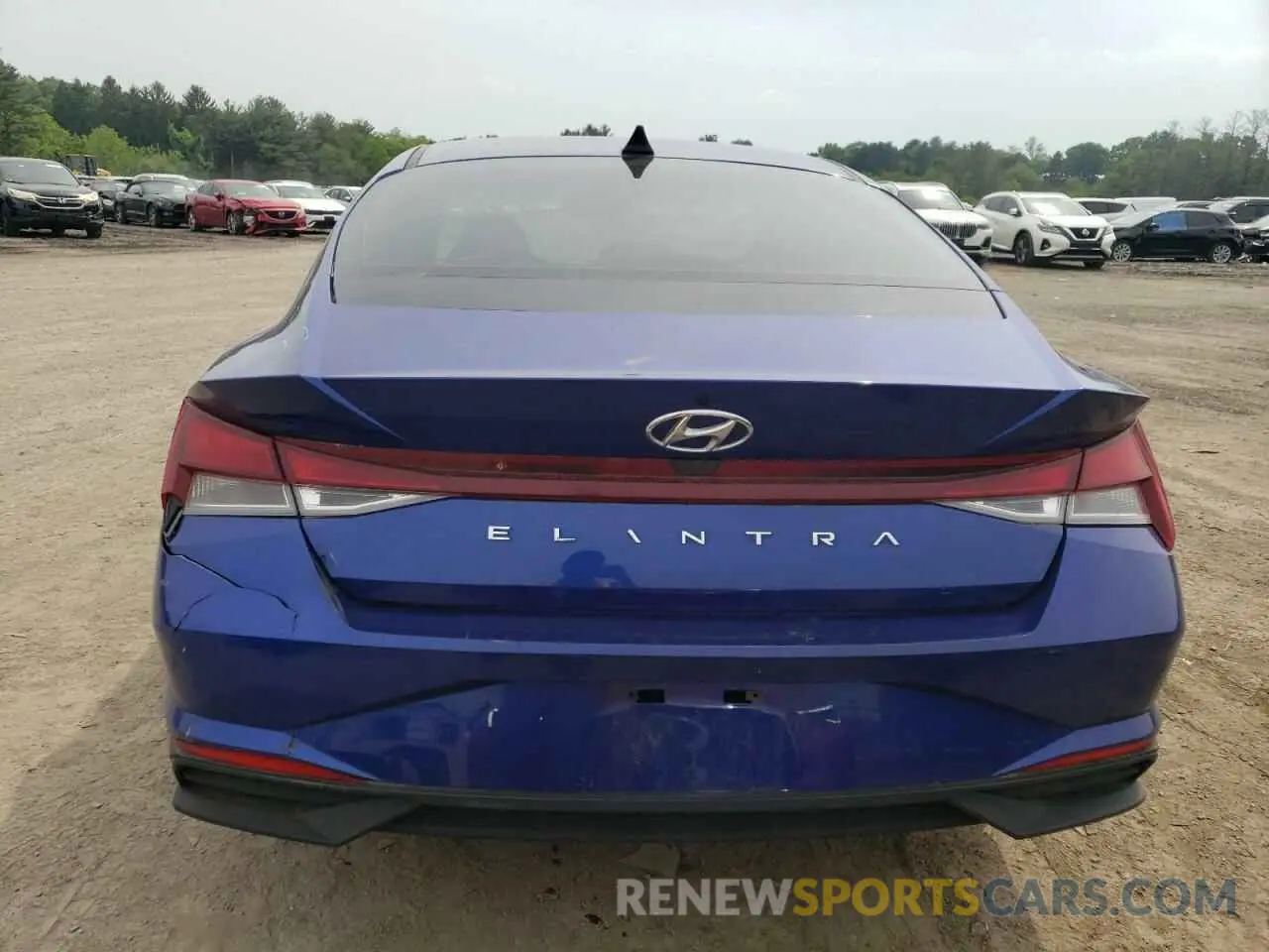 6 Photograph of a damaged car 5NPLL4AG5MH039800 HYUNDAI ELANTRA 2021