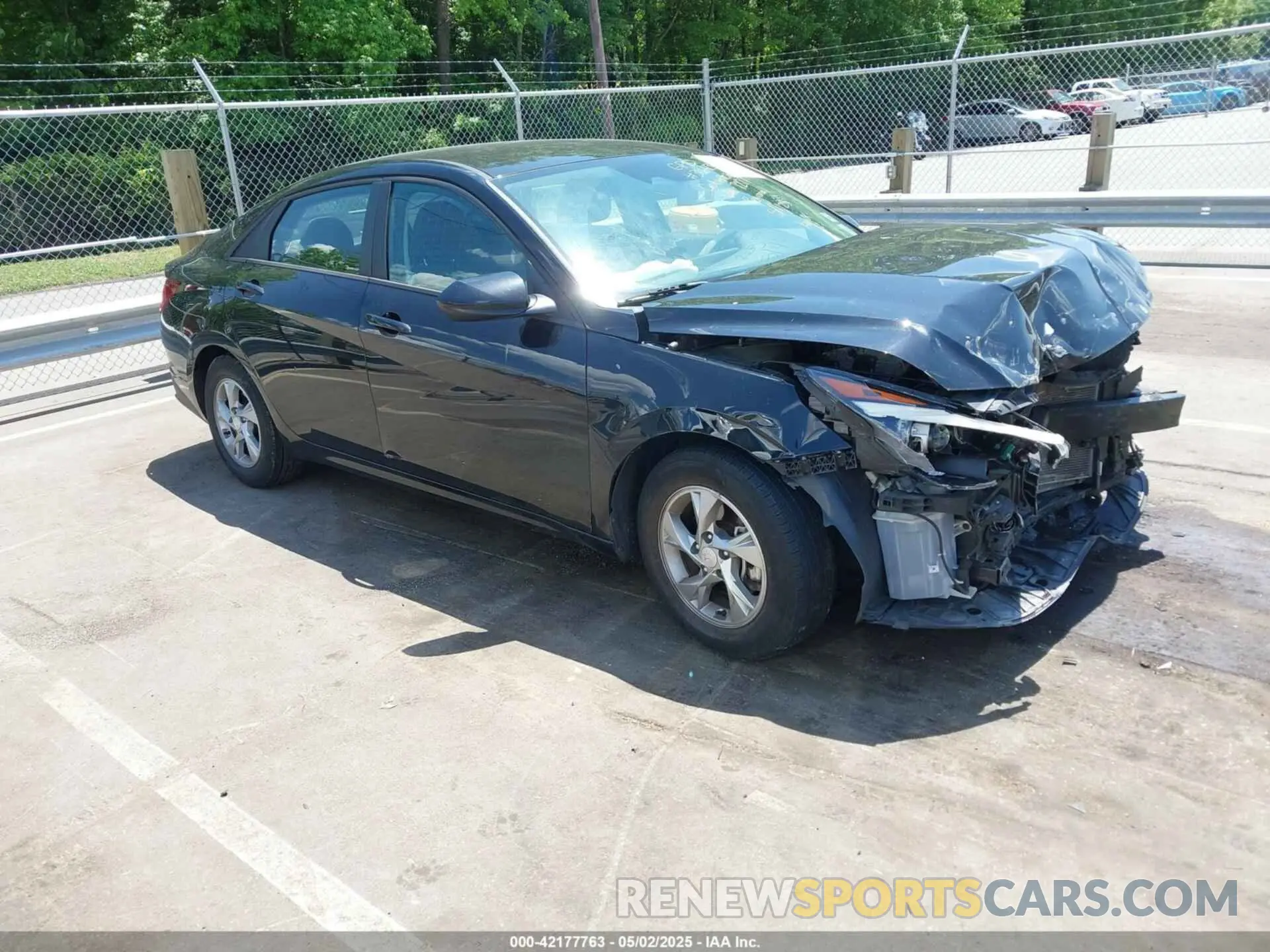 1 Photograph of a damaged car 5NPLL4AG6MH037277 HYUNDAI ELANTRA 2021