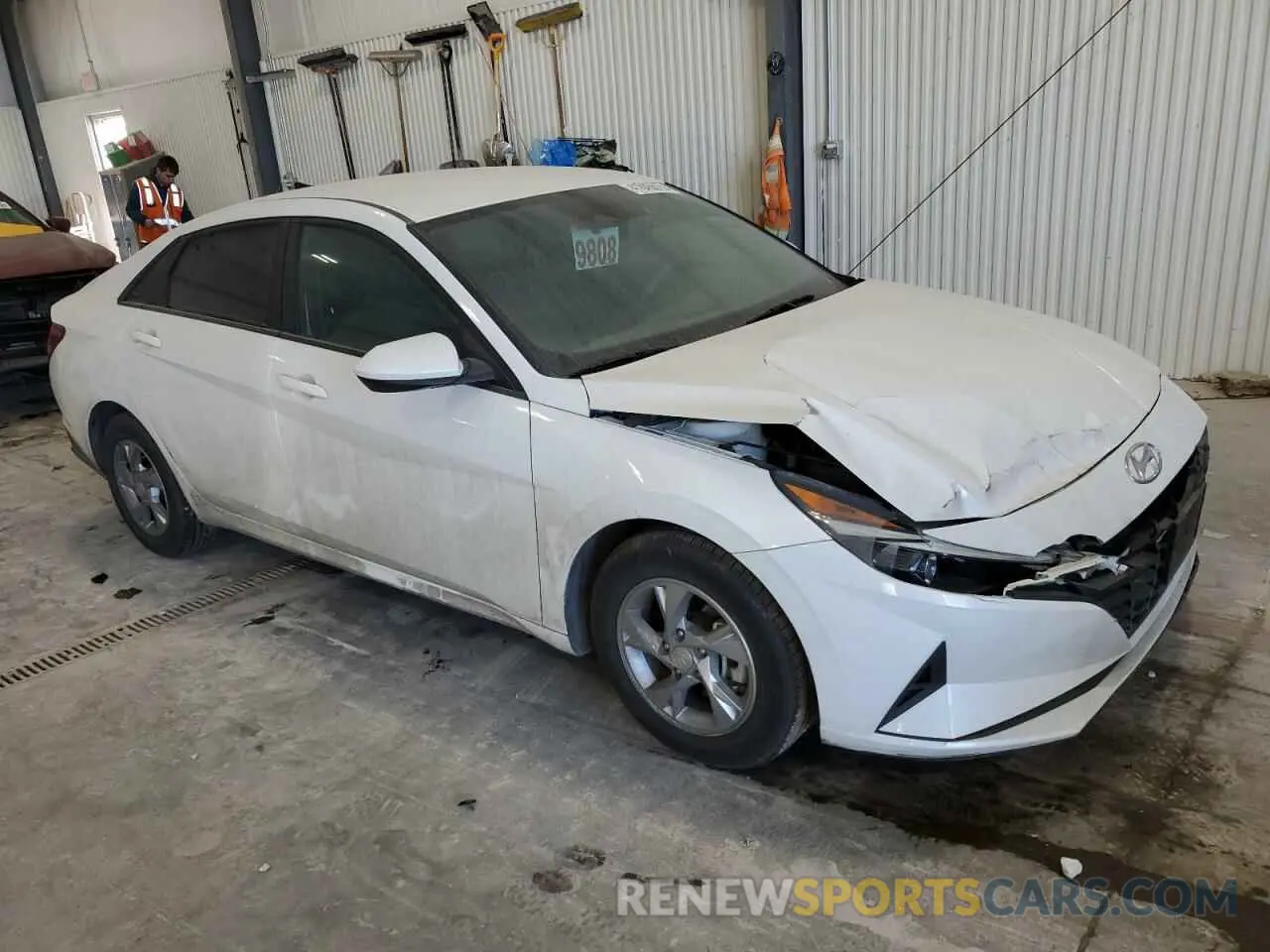 4 Фотография поврежденного автомобиля 5NPLL4AG6MH039675 HYUNDAI ELANTRA 2021
