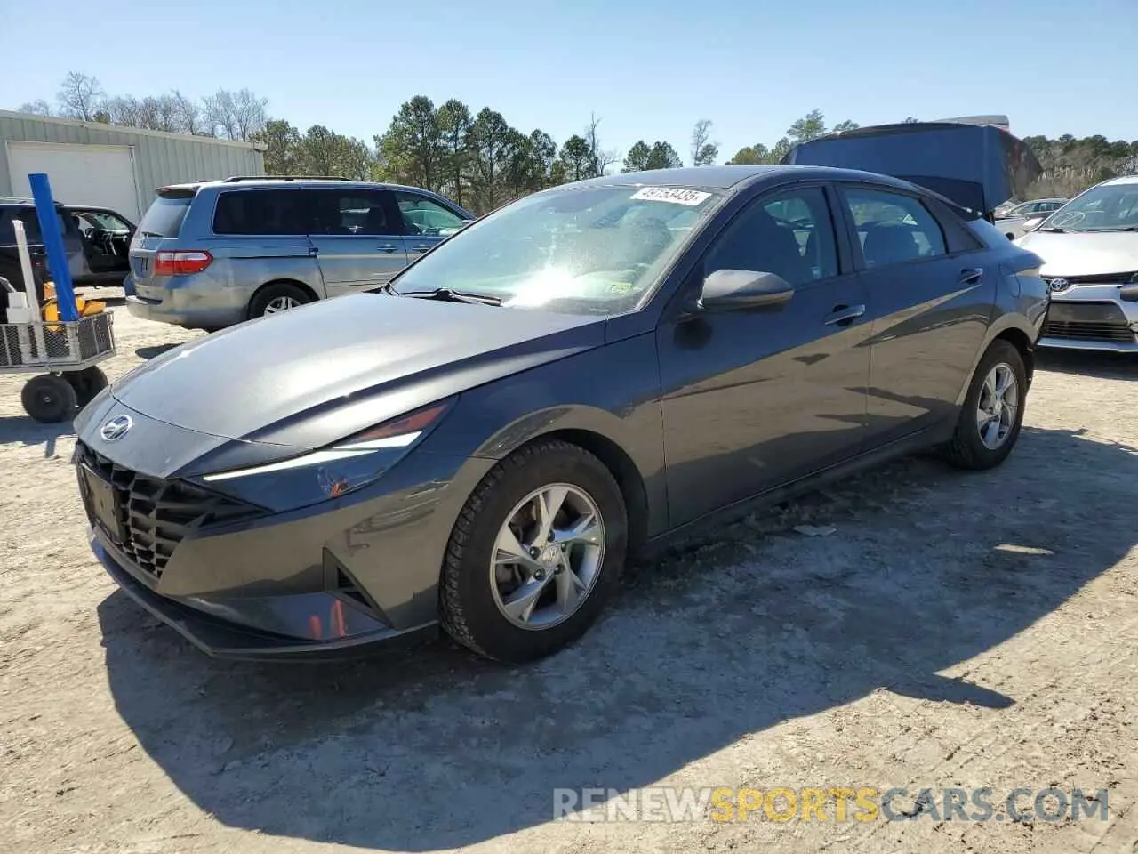 1 Photograph of a damaged car 5NPLL4AG7MH016101 HYUNDAI ELANTRA 2021