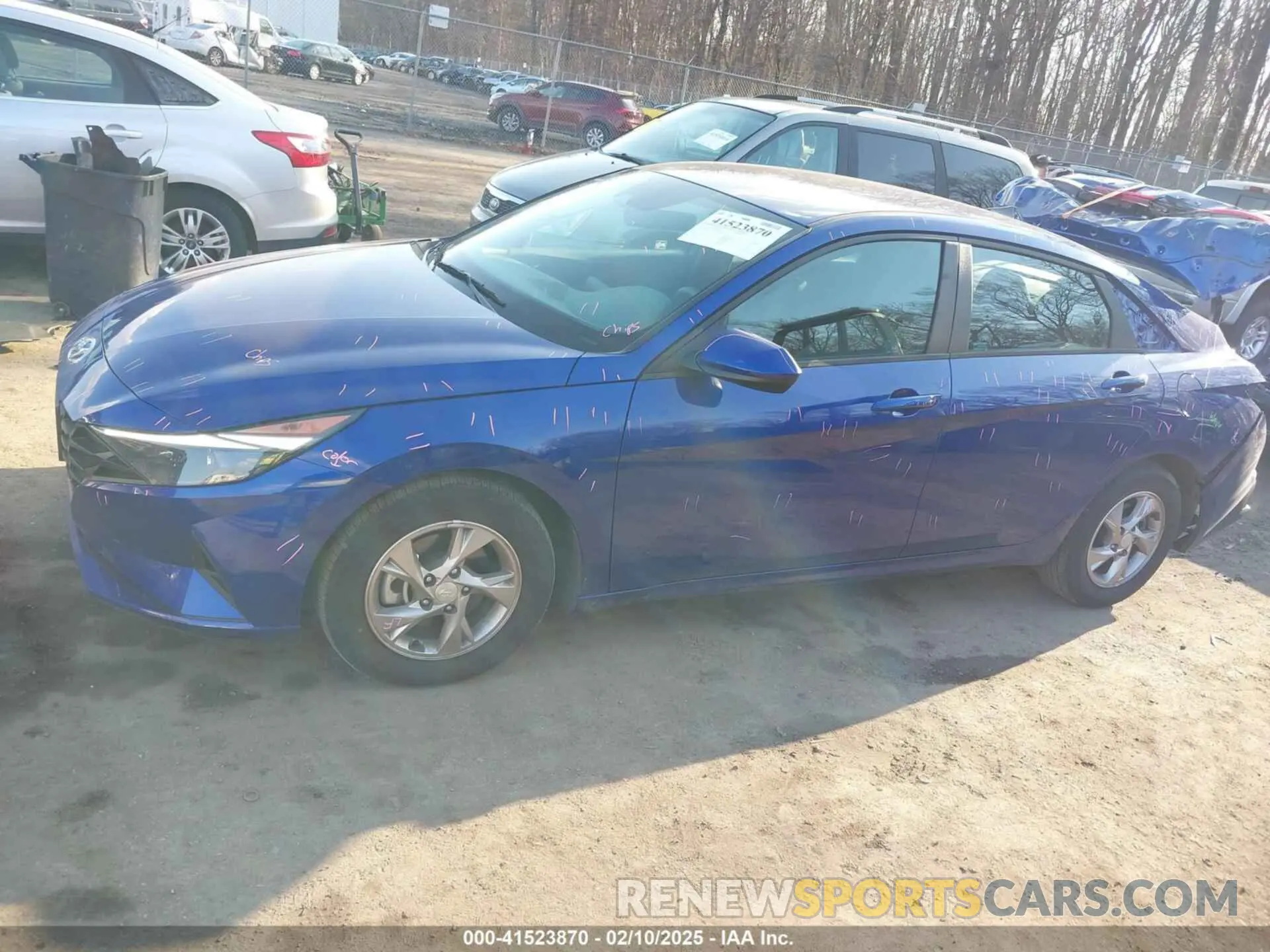 14 Photograph of a damaged car 5NPLL4AG7MH017345 HYUNDAI ELANTRA 2021