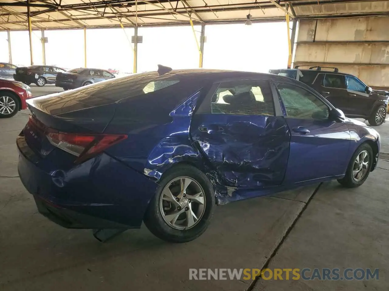 3 Photograph of a damaged car 5NPLL4AG7MH049857 HYUNDAI ELANTRA 2021