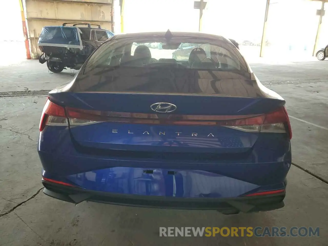 6 Photograph of a damaged car 5NPLL4AG7MH049857 HYUNDAI ELANTRA 2021