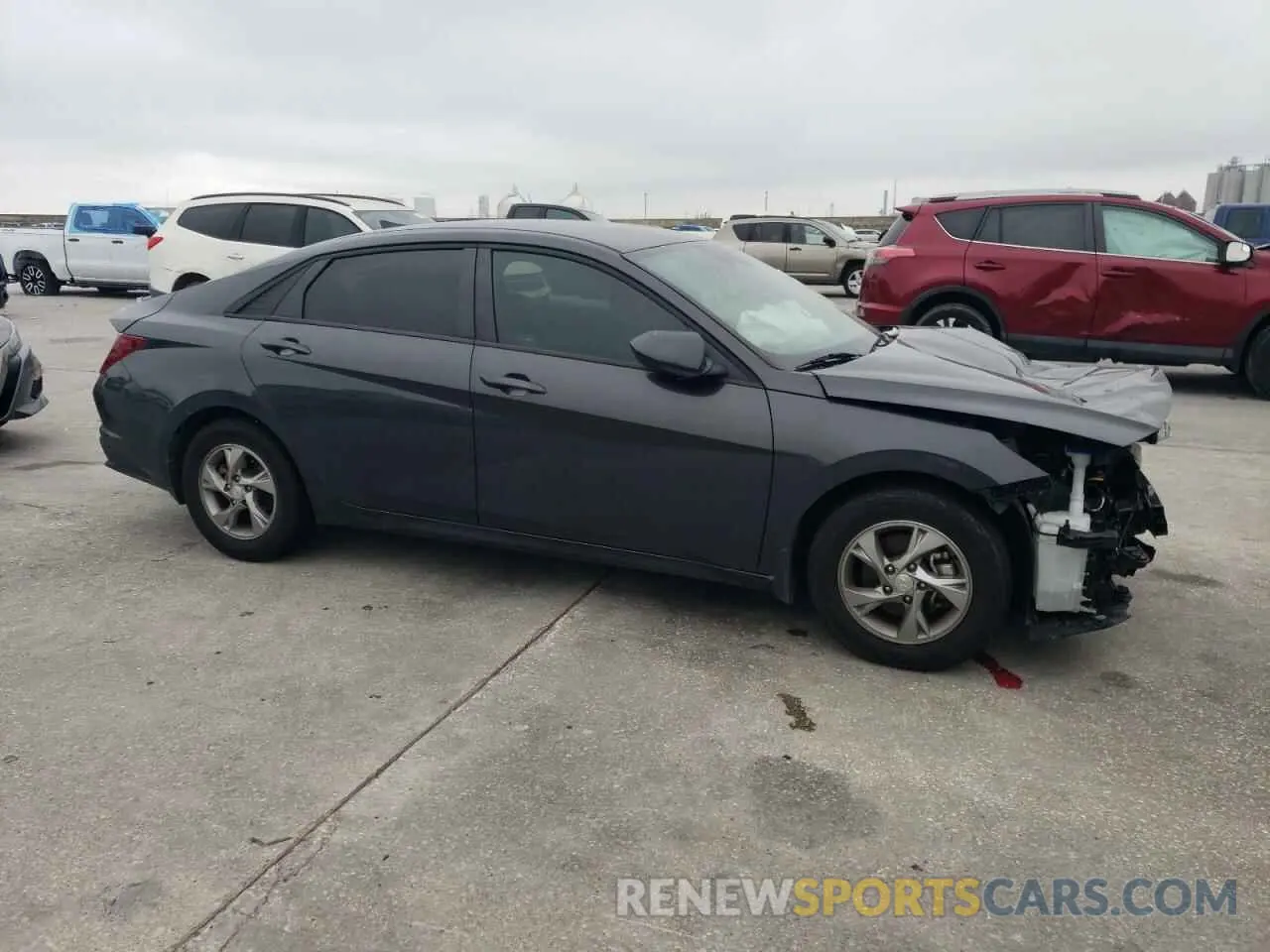 4 Фотография поврежденного автомобиля 5NPLL4AG7MH050880 HYUNDAI ELANTRA 2021