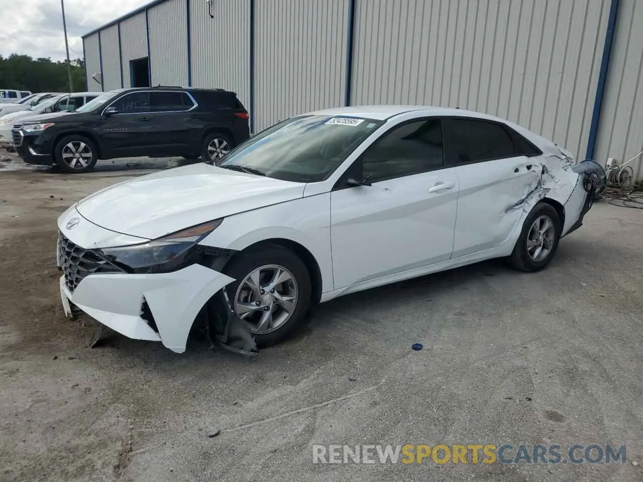 1 Photograph of a damaged car 5NPLL4AG8MH039287 HYUNDAI ELANTRA 2021