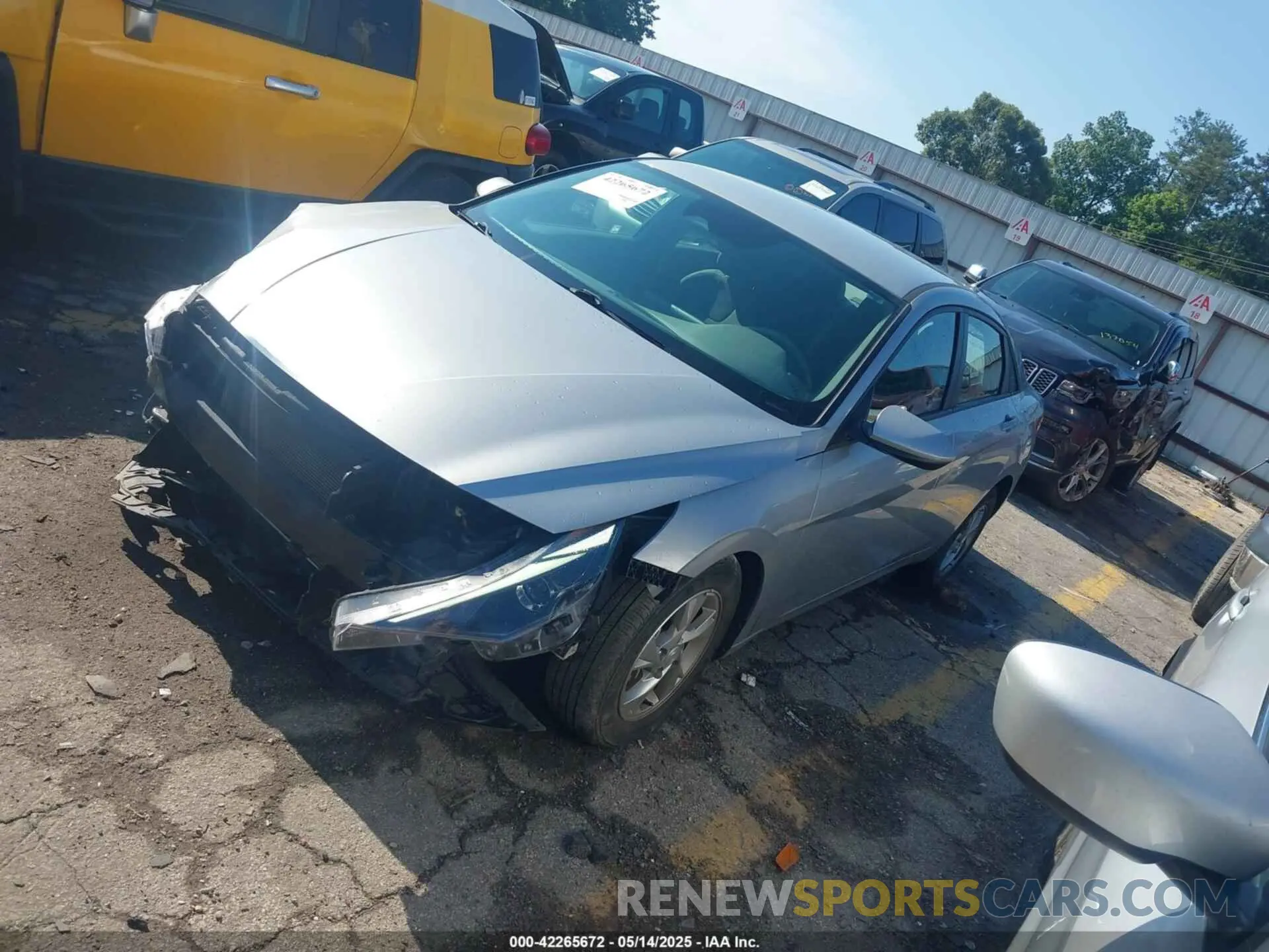 2 Photograph of a damaged car 5NPLL4AG8MH052542 HYUNDAI ELANTRA 2021