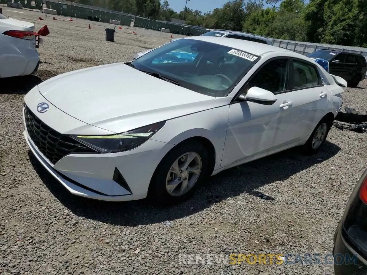 1 Photograph of a damaged car 5NPLL4AGXMH014651 HYUNDAI ELANTRA 2021