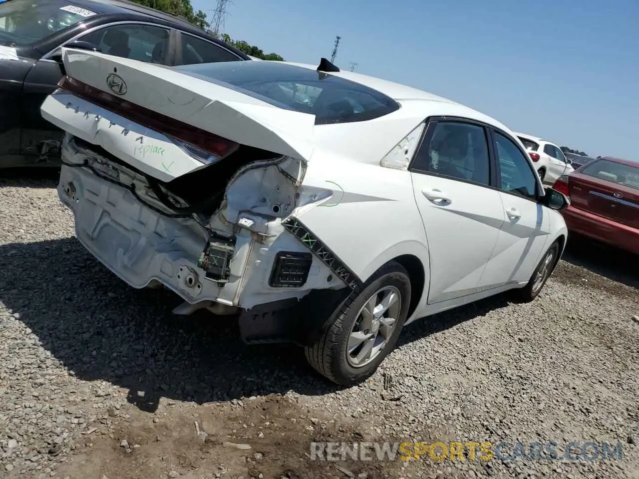 3 Photograph of a damaged car 5NPLL4AGXMH014651 HYUNDAI ELANTRA 2021
