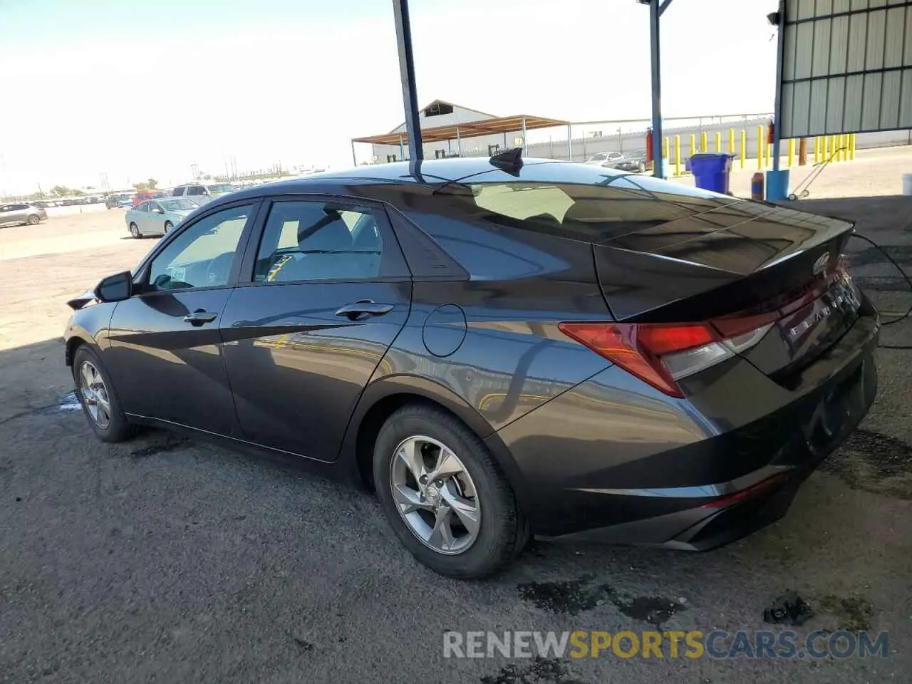 2 Photograph of a damaged car 5NPLL4AGXMH037556 HYUNDAI ELANTRA 2021