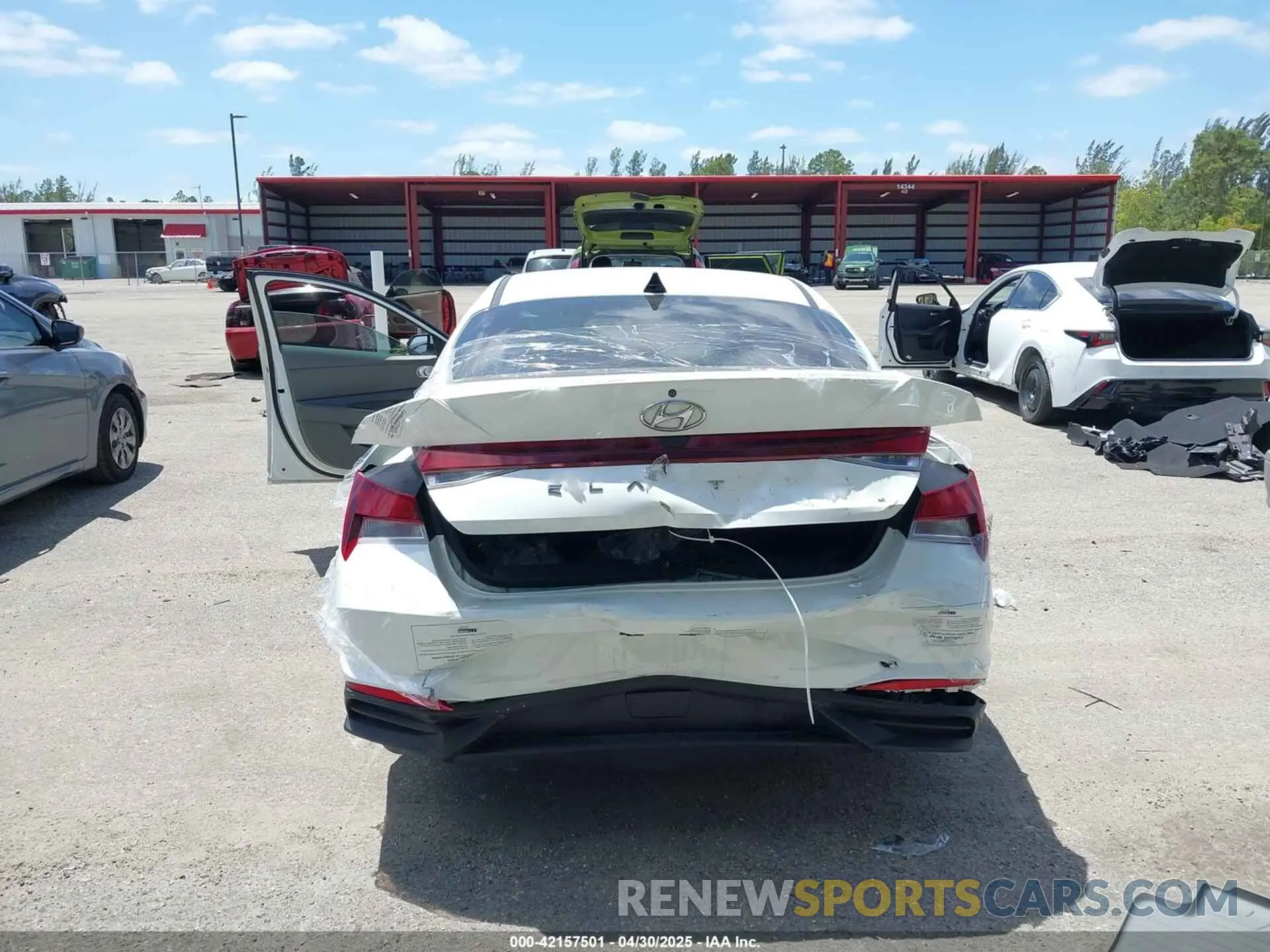 6 Photograph of a damaged car 5NPLL4AGXMH042269 HYUNDAI ELANTRA 2021