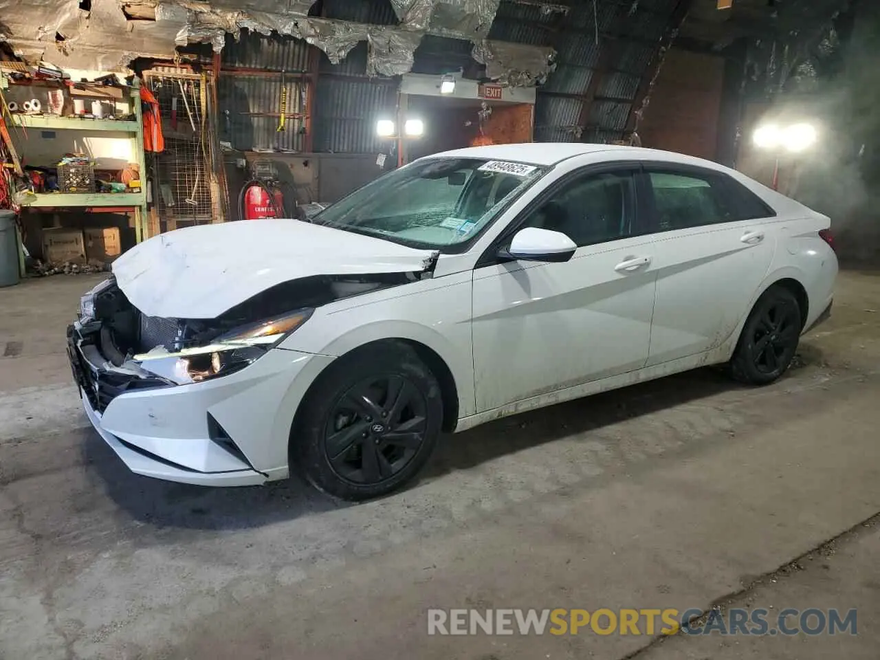 1 Photograph of a damaged car 5NPLM4AG0MH000688 HYUNDAI ELANTRA 2021