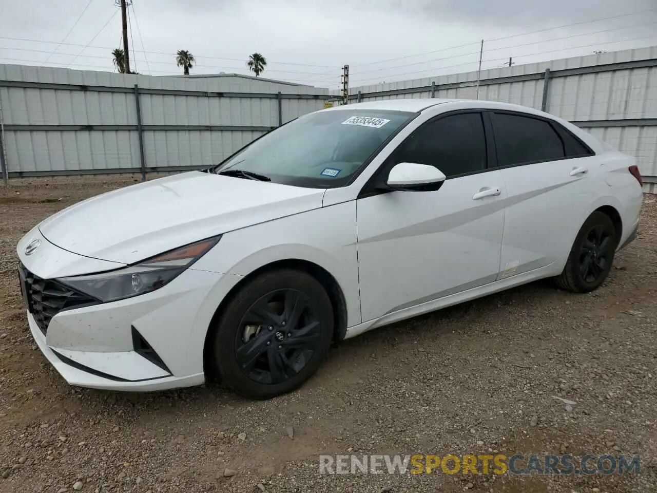 1 Photograph of a damaged car 5NPLM4AG0MH038583 HYUNDAI ELANTRA 2021