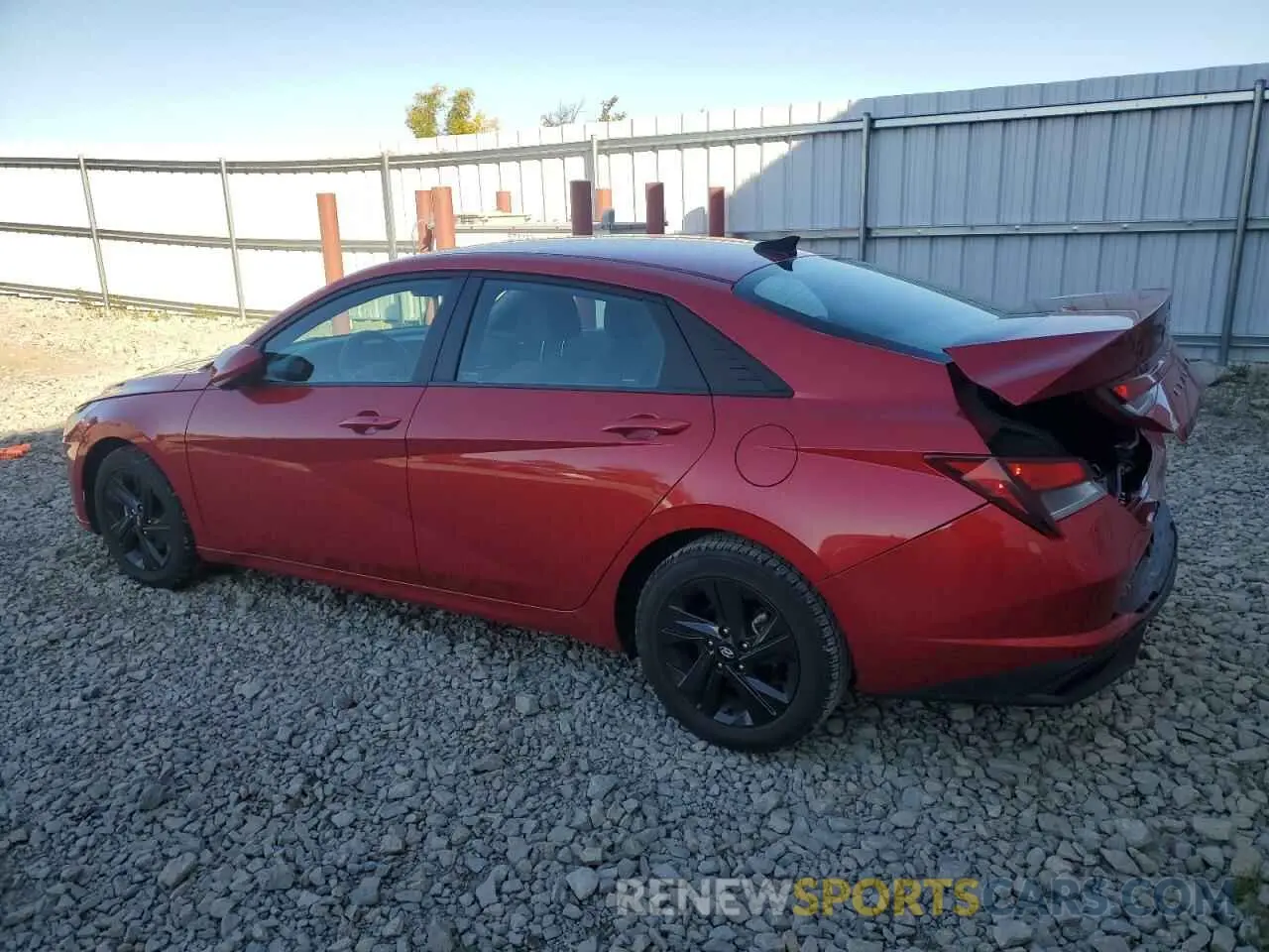 2 Photograph of a damaged car 5NPLM4AG0MH051446 HYUNDAI ELANTRA 2021