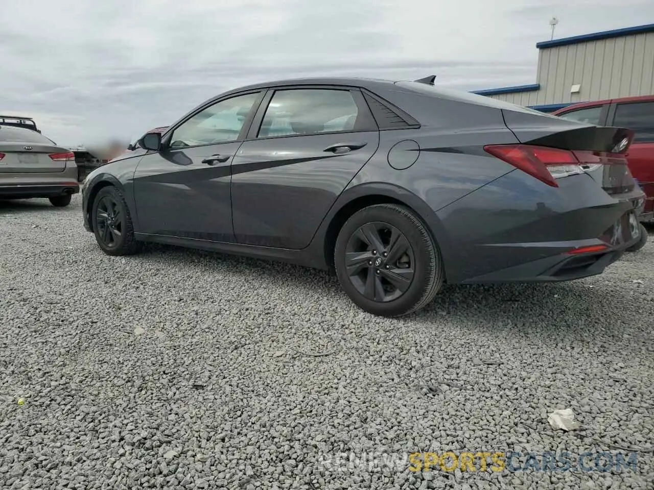 2 Photograph of a damaged car 5NPLM4AG1MH012042 HYUNDAI ELANTRA 2021