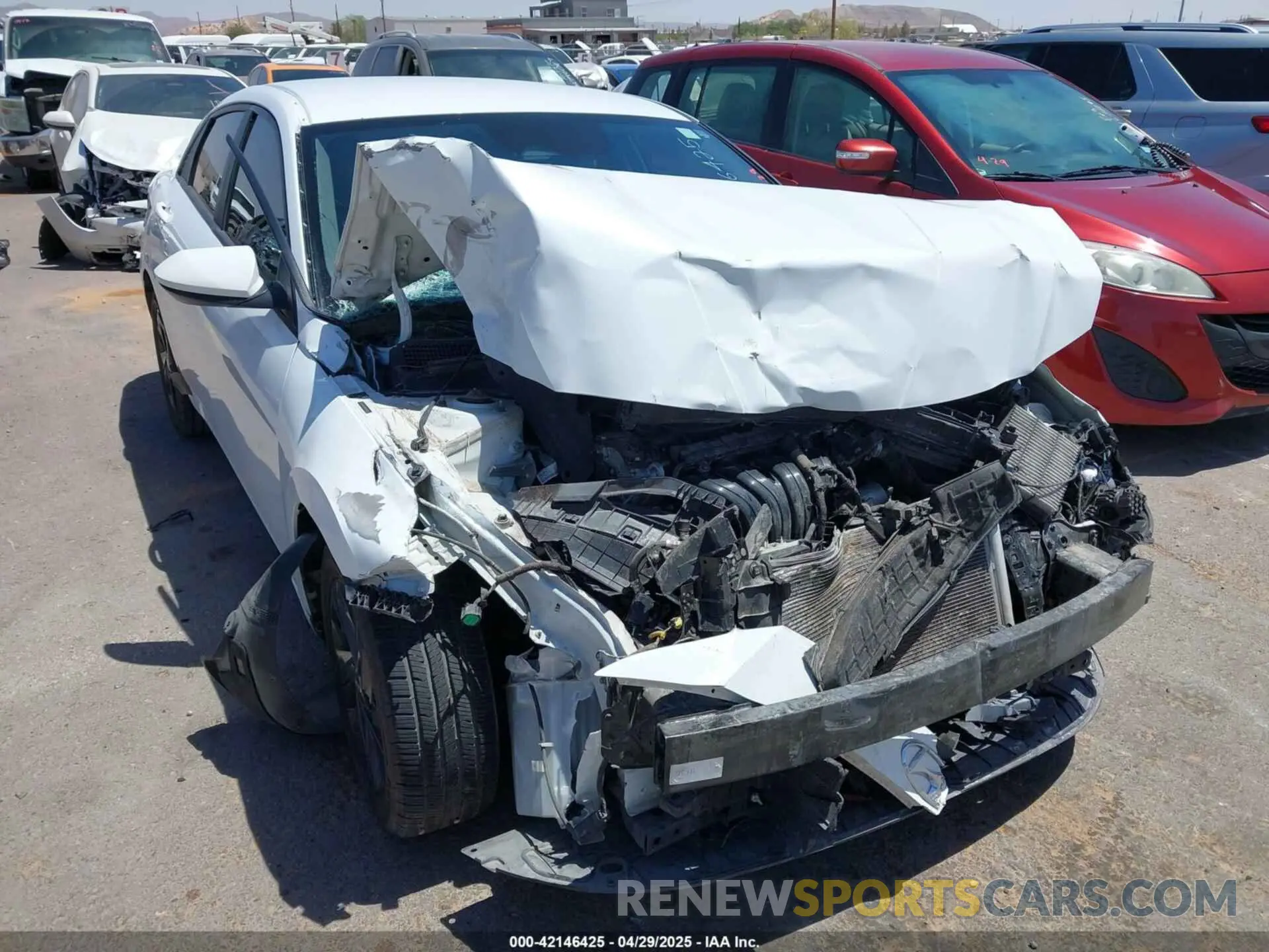 6 Photograph of a damaged car 5NPLM4AG2MH009697 HYUNDAI ELANTRA 2021