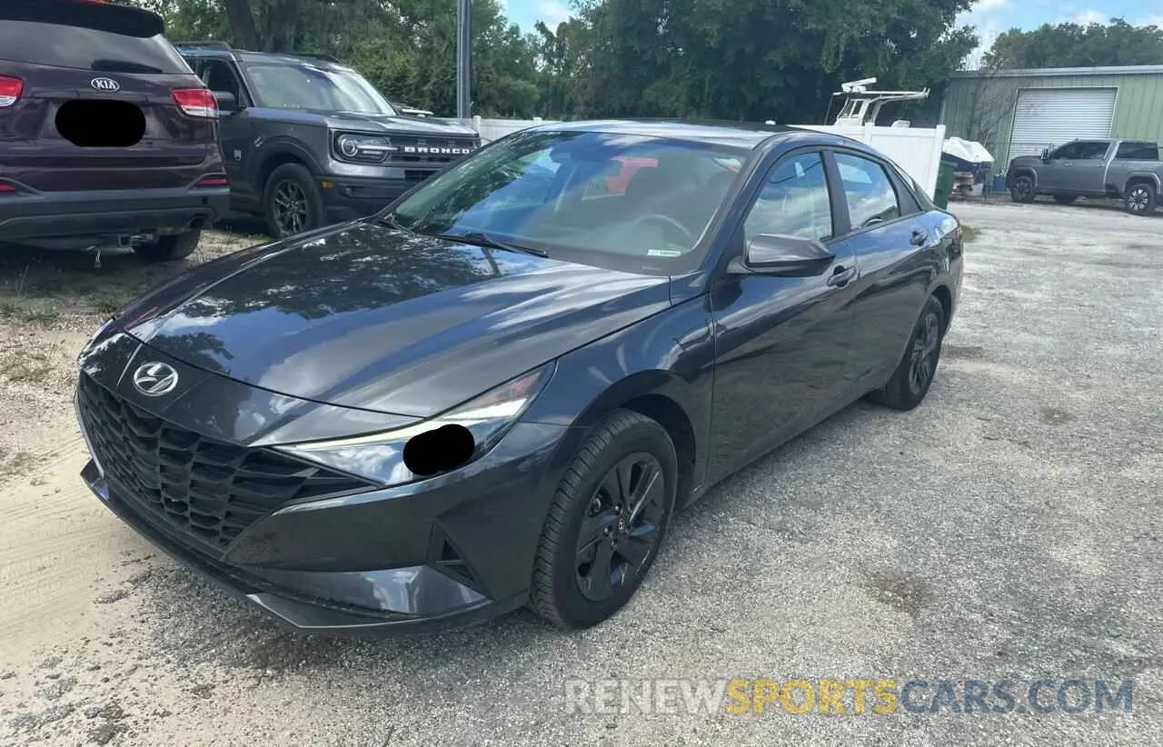 2 Photograph of a damaged car 5NPLM4AG2MH021333 HYUNDAI ELANTRA 2021