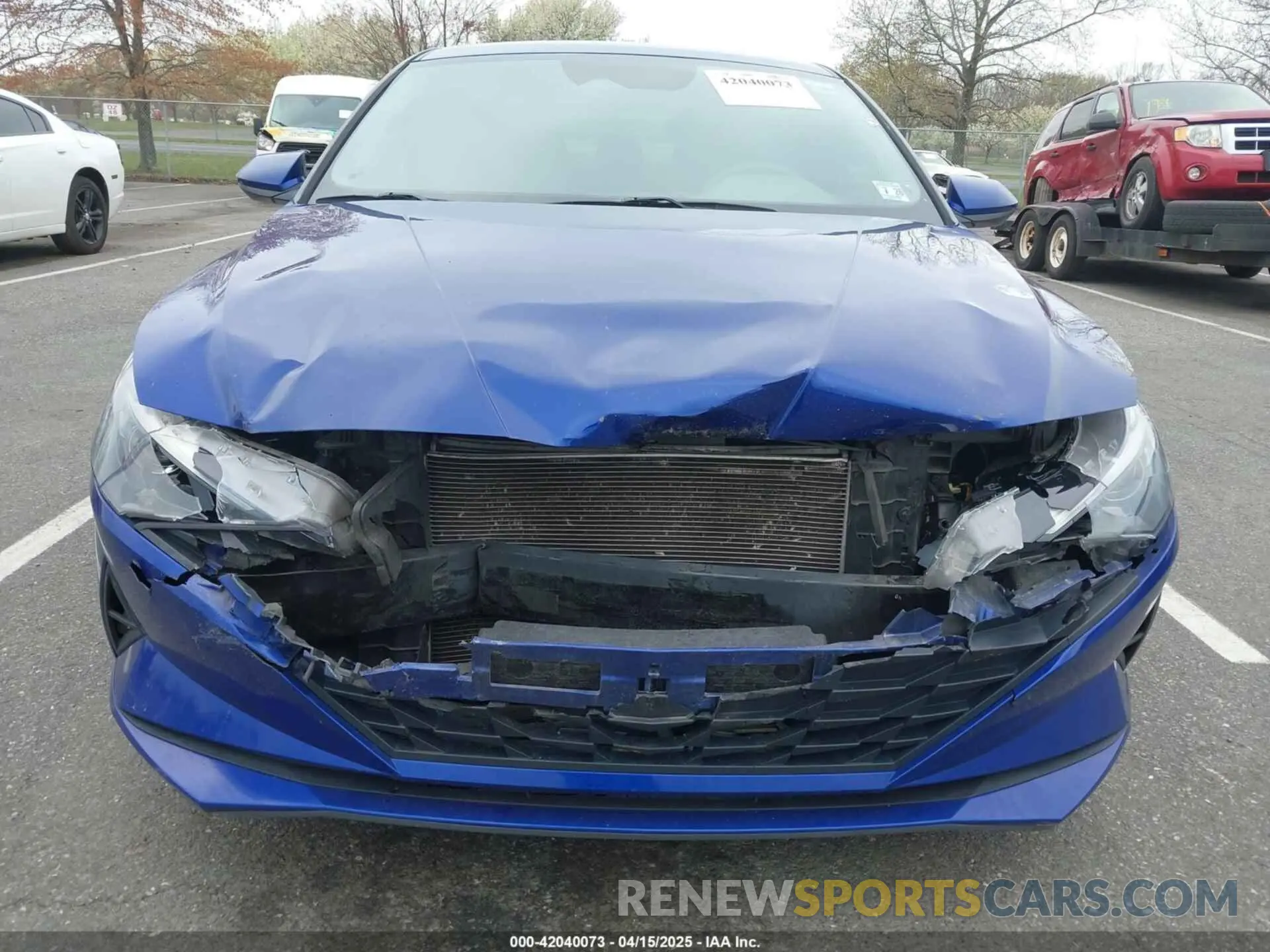 11 Photograph of a damaged car 5NPLM4AG2MH045955 HYUNDAI ELANTRA 2021