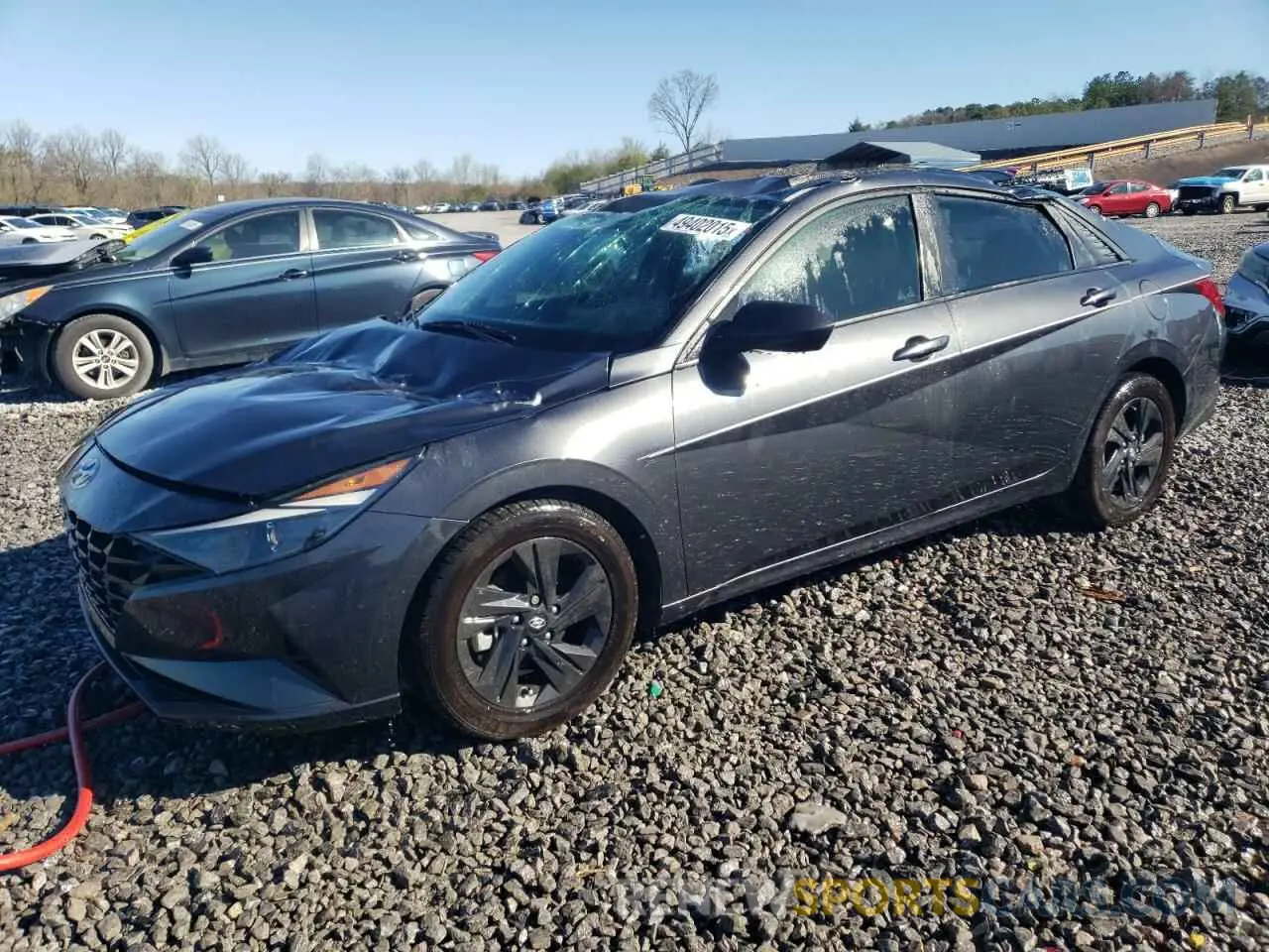 1 Photograph of a damaged car 5NPLM4AG3MH009790 HYUNDAI ELANTRA 2021