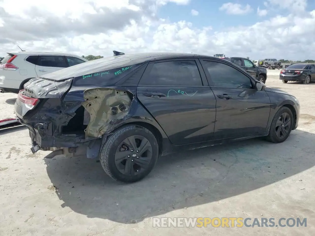3 Фотография поврежденного автомобиля 5NPLM4AG3MH027917 HYUNDAI ELANTRA 2021
