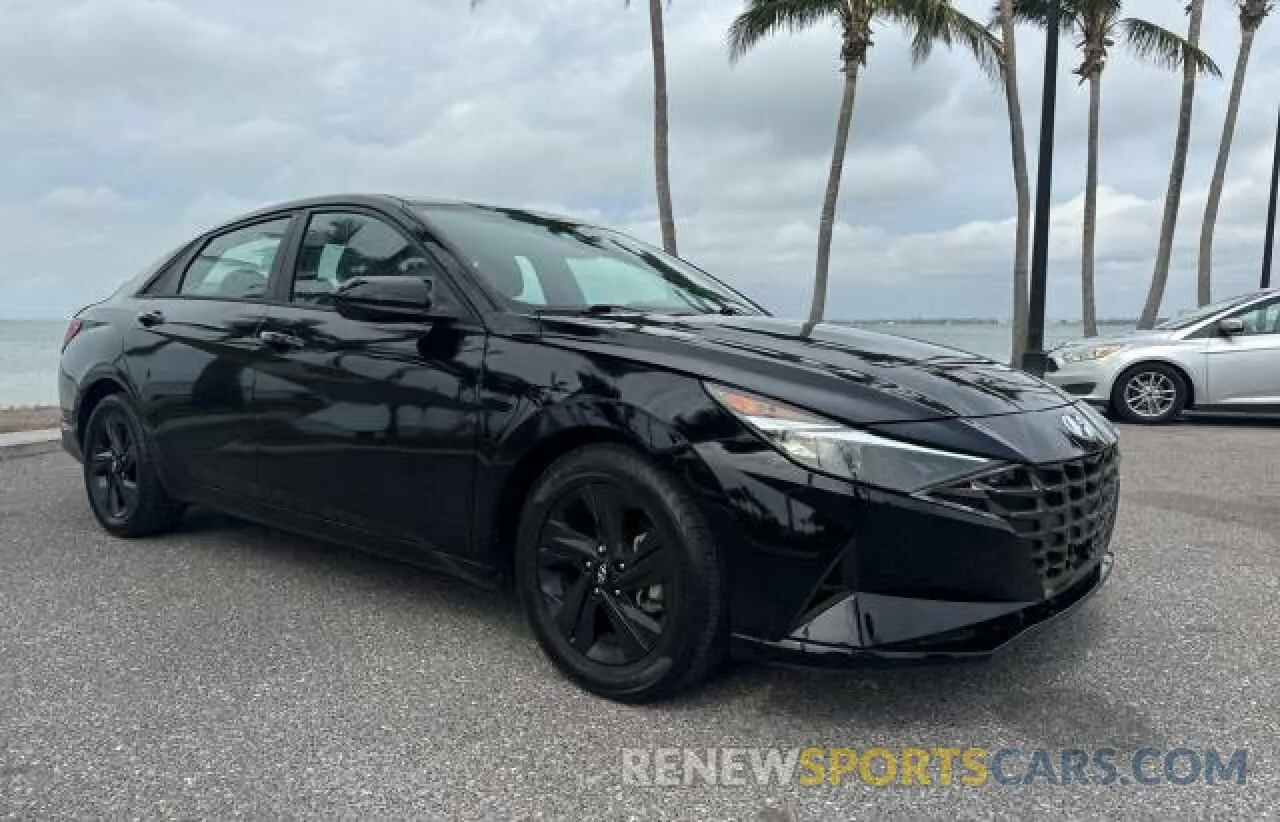 1 Photograph of a damaged car 5NPLM4AG3MH037850 HYUNDAI ELANTRA 2021