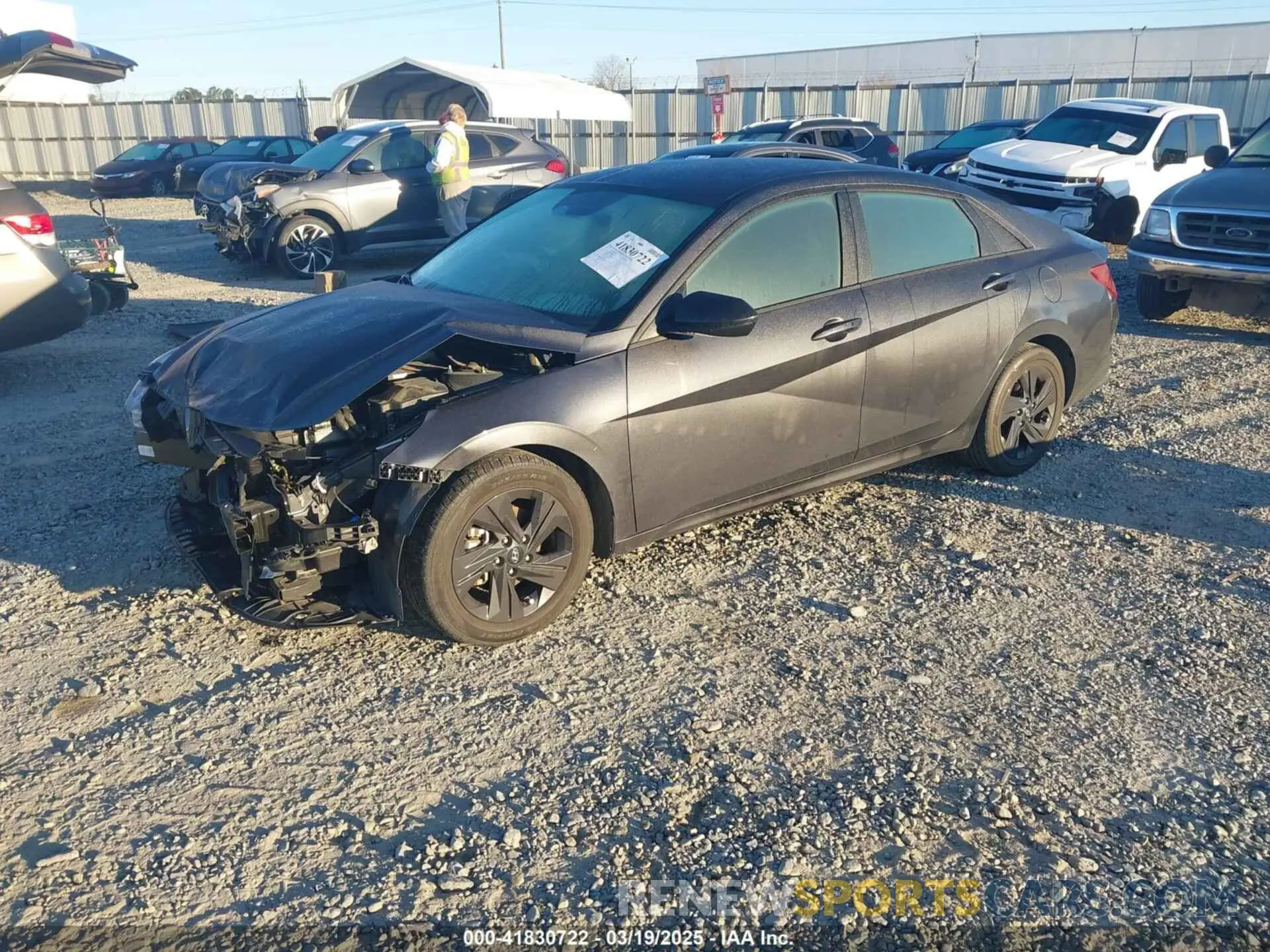 2 Photograph of a damaged car 5NPLM4AG4MH008356 HYUNDAI ELANTRA 2021