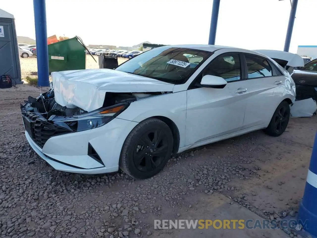 1 Фотография поврежденного автомобиля 5NPLM4AG4MH022595 HYUNDAI ELANTRA 2021
