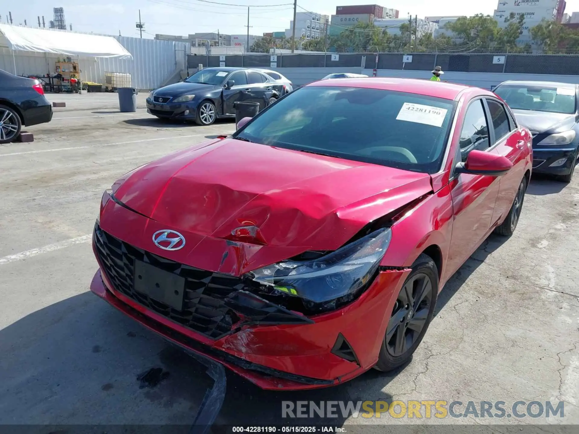 6 Фотография поврежденного автомобиля 5NPLM4AG4MH032849 HYUNDAI ELANTRA 2021