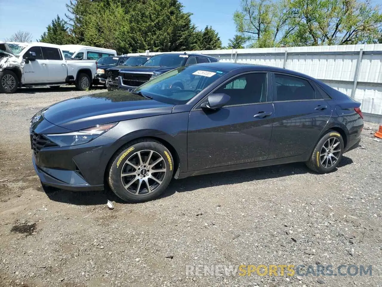 1 Photograph of a damaged car 5NPLM4AG6MH024039 HYUNDAI ELANTRA 2021