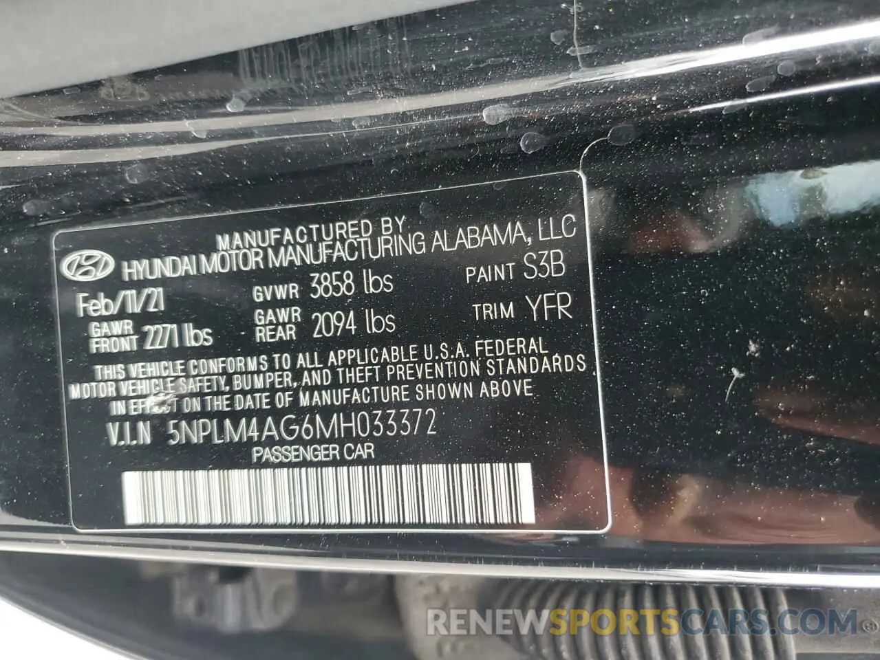 14 Фотография поврежденного автомобиля 5NPLM4AG6MH033372 HYUNDAI ELANTRA 2021