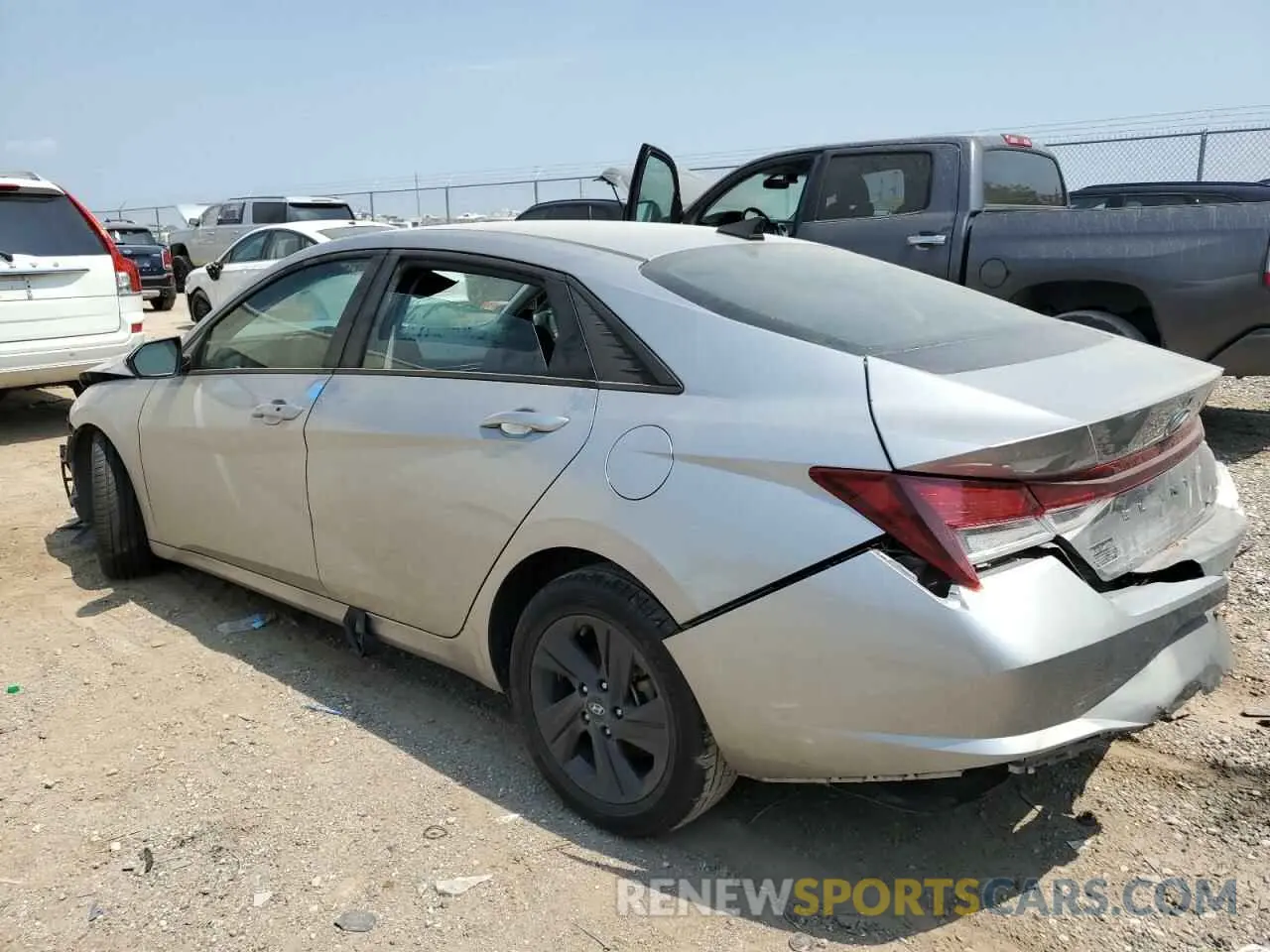 2 Photograph of a damaged car 5NPLM4AG7MH011459 HYUNDAI ELANTRA 2021