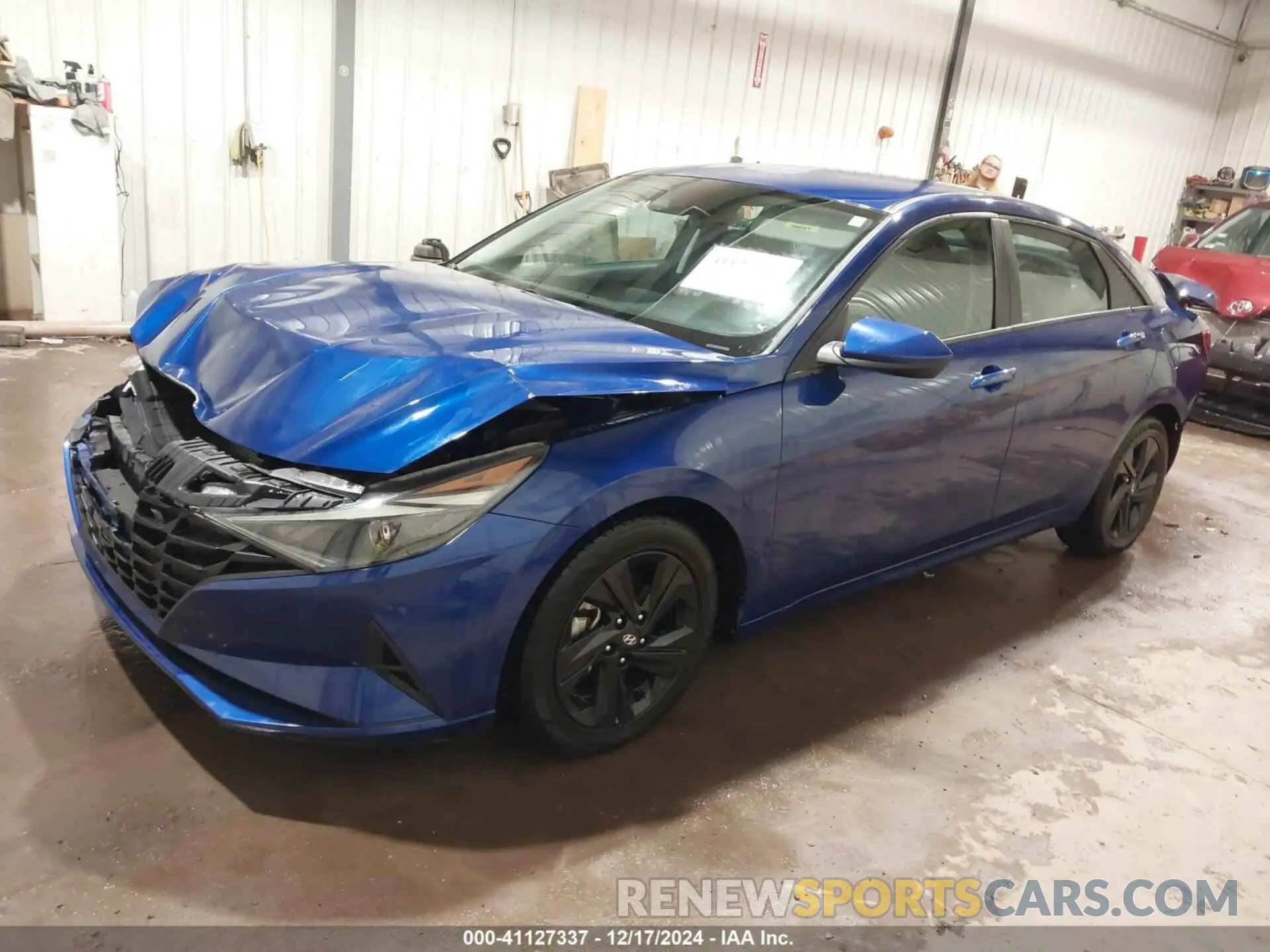 2 Photograph of a damaged car 5NPLM4AG7MH017746 HYUNDAI ELANTRA 2021
