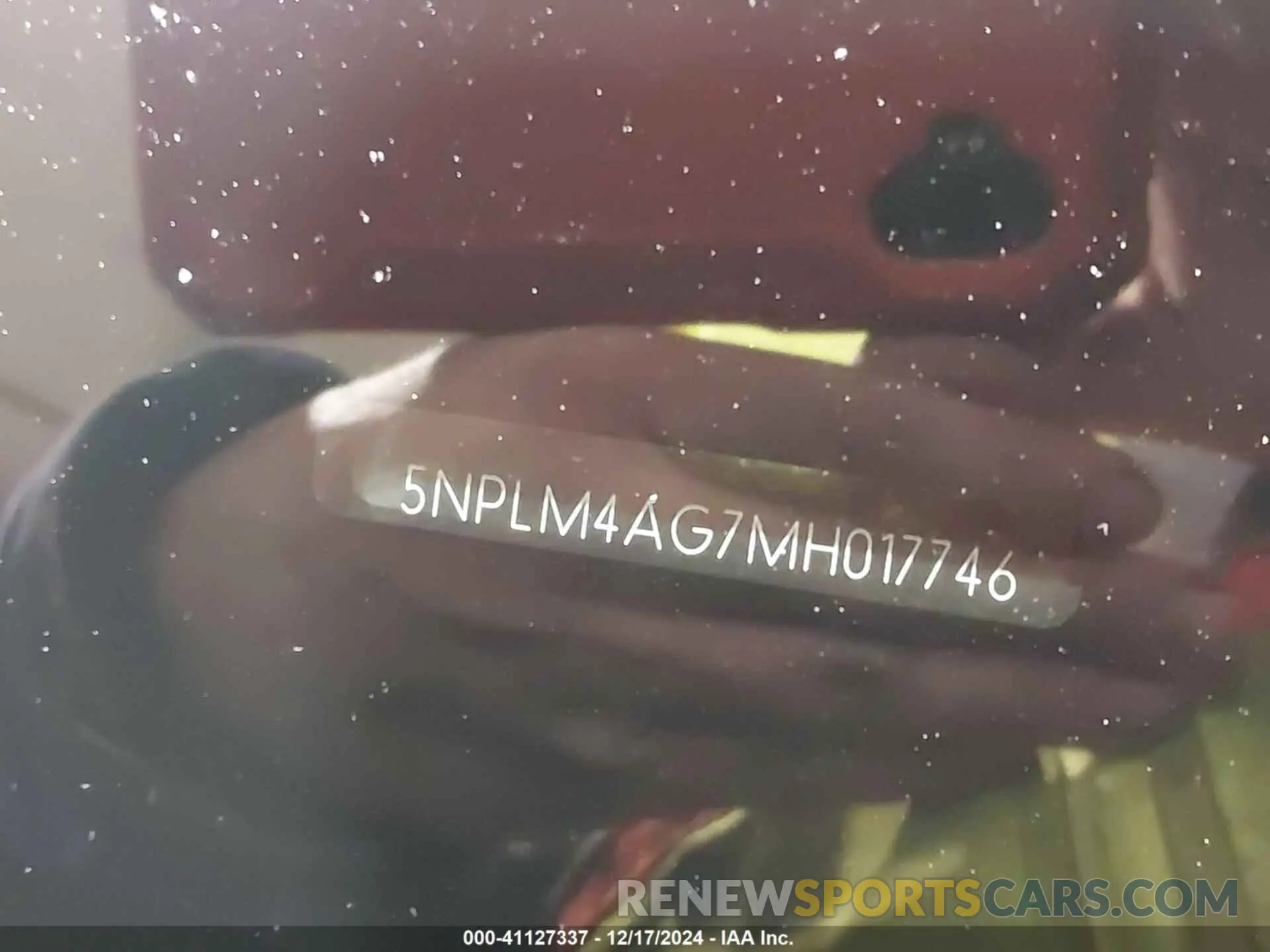 9 Photograph of a damaged car 5NPLM4AG7MH017746 HYUNDAI ELANTRA 2021