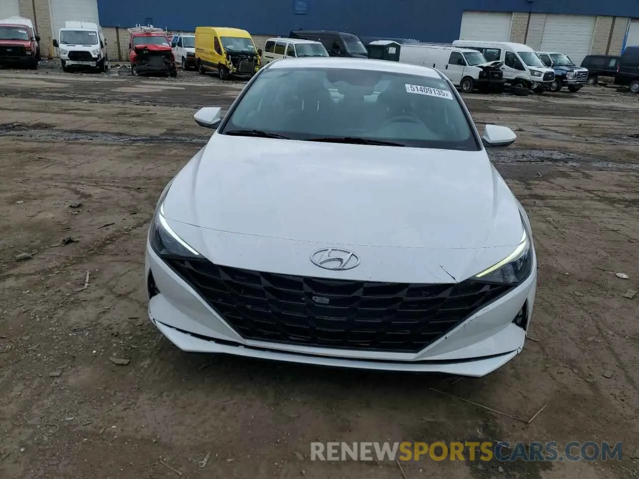 5 Photograph of a damaged car 5NPLM4AG8MH031414 HYUNDAI ELANTRA 2021
