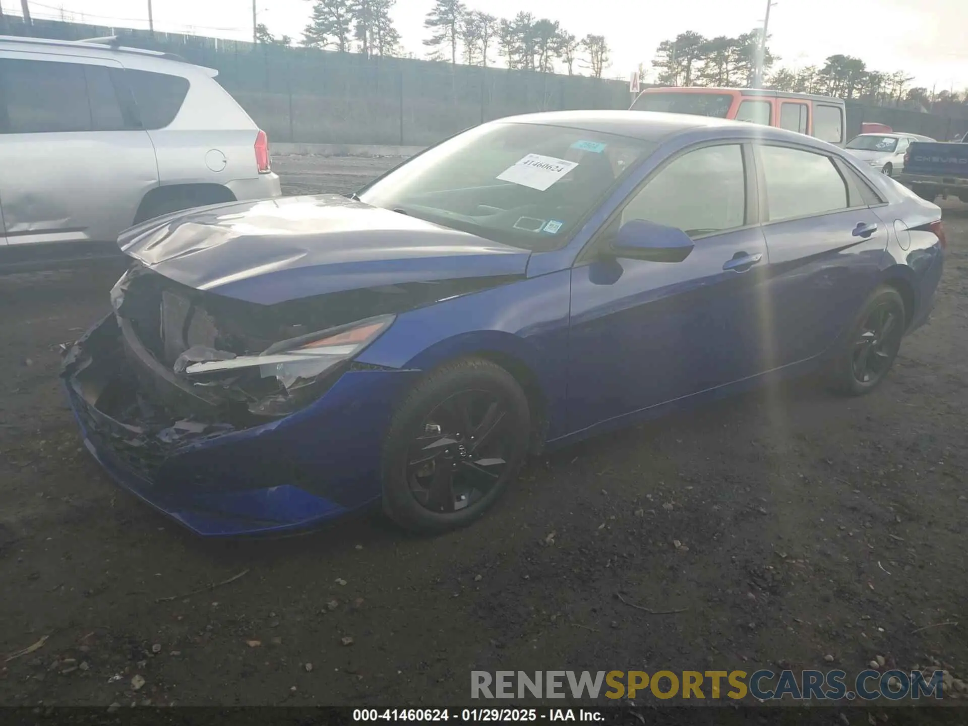 2 Photograph of a damaged car 5NPLM4AG8MH032708 HYUNDAI ELANTRA 2021