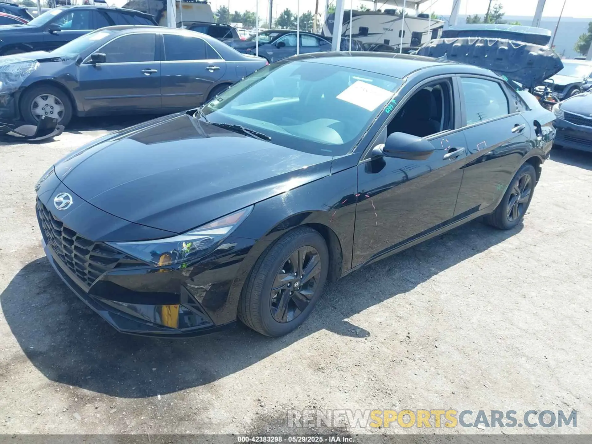 2 Photograph of a damaged car 5NPLM4AG9MH001399 HYUNDAI ELANTRA 2021