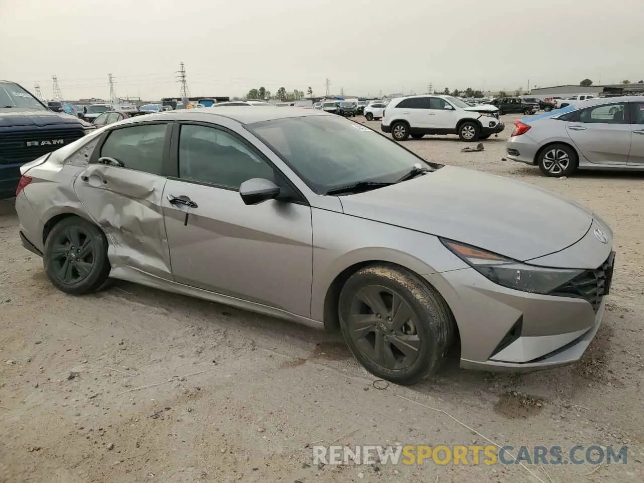 4 Фотография поврежденного автомобиля 5NPLM4AG9MH008546 HYUNDAI ELANTRA 2021