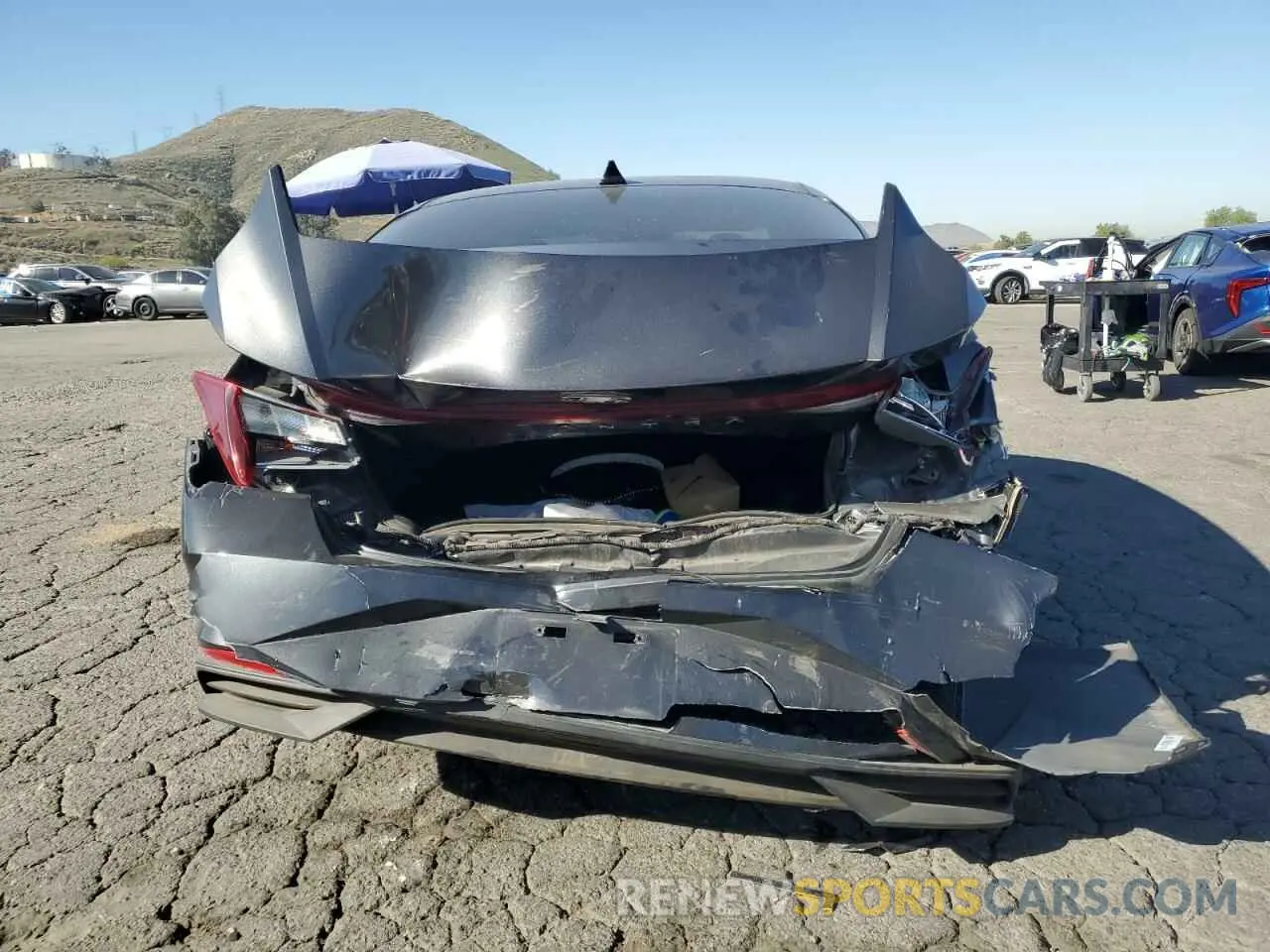 6 Photograph of a damaged car 5NPLM4AG9MH012094 HYUNDAI ELANTRA 2021