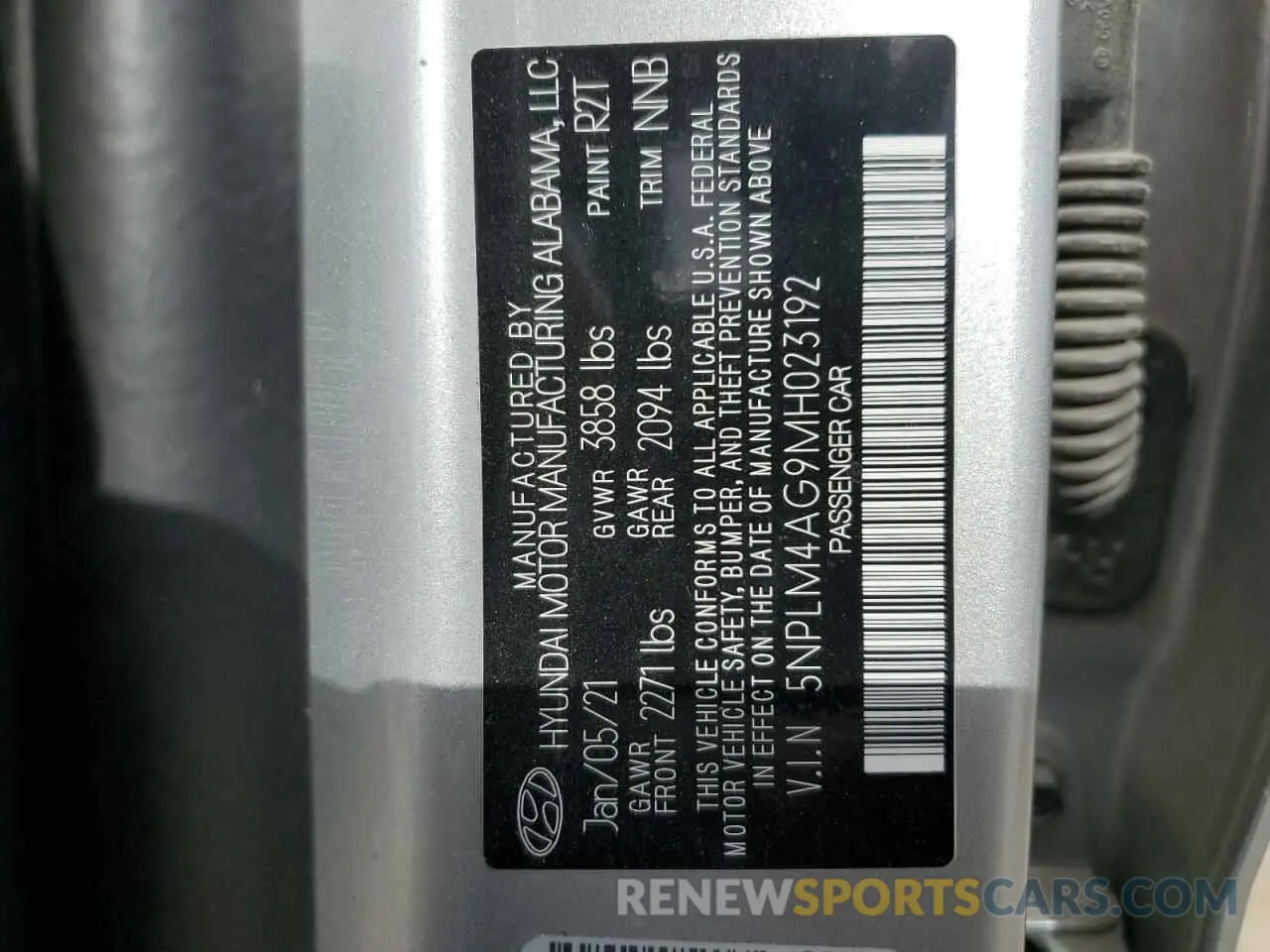 15 Фотография поврежденного автомобиля 5NPLM4AG9MH023192 HYUNDAI ELANTRA 2021