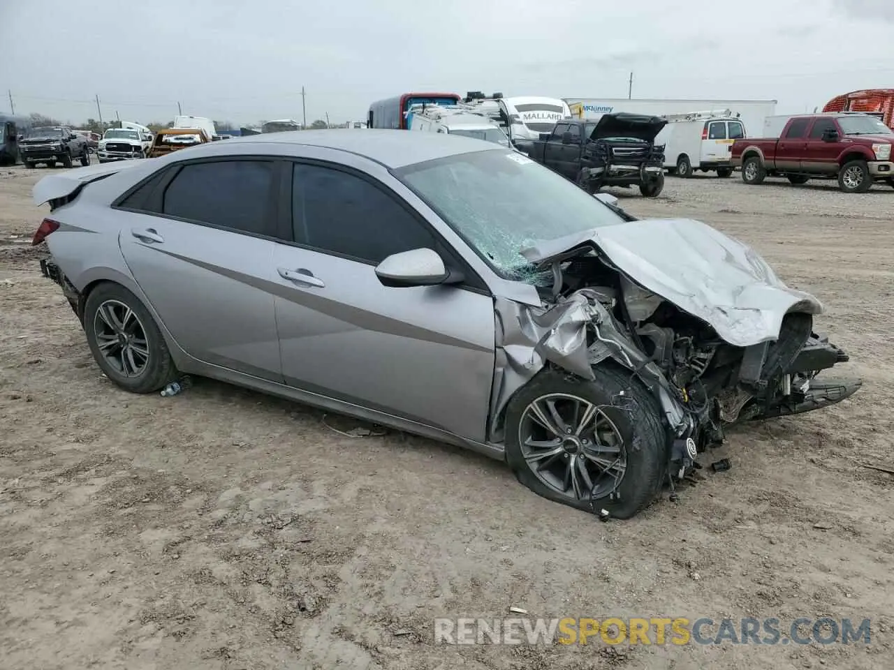 4 Фотография поврежденного автомобиля 5NPLM4AG9MH023192 HYUNDAI ELANTRA 2021